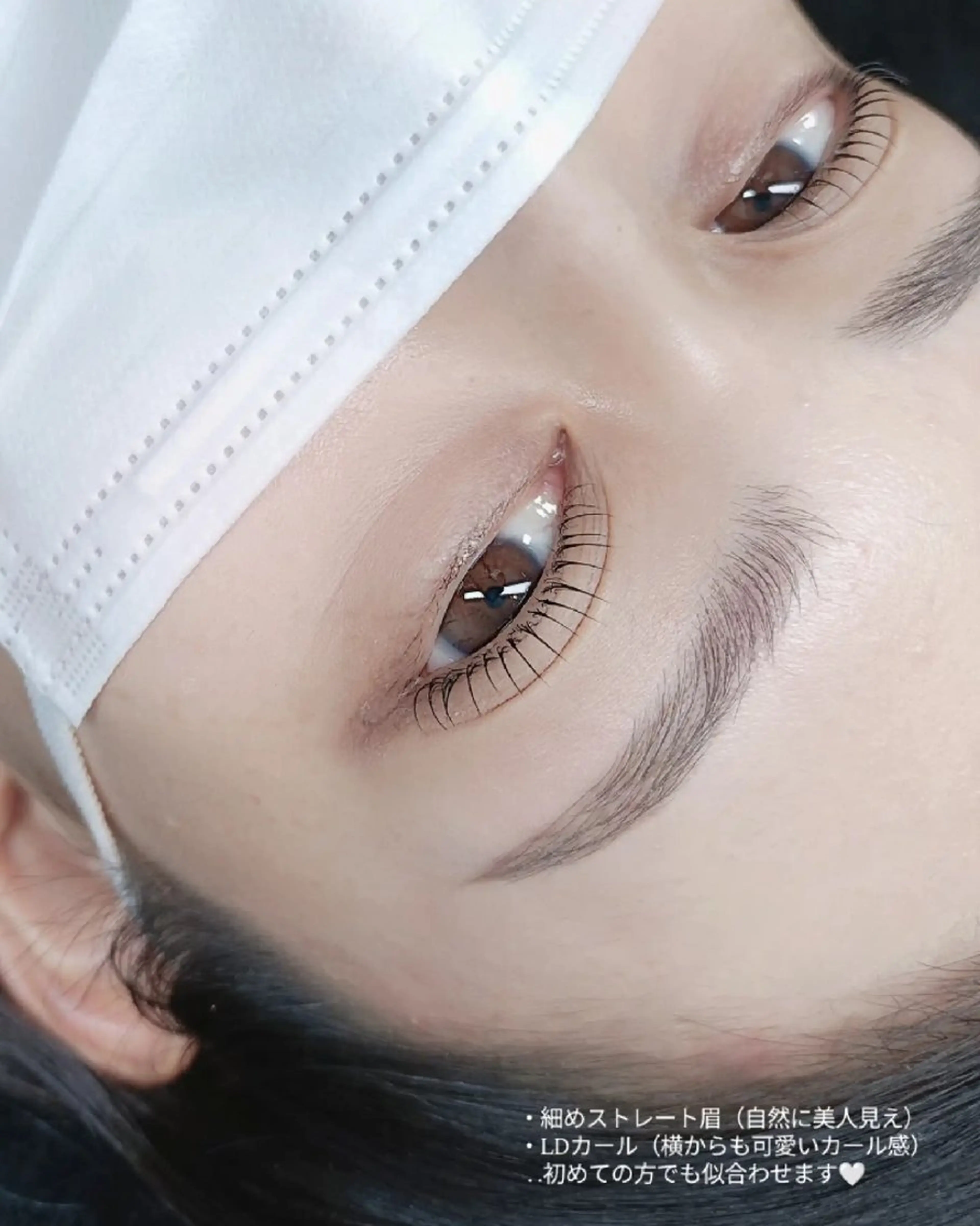 マツエク・マツパ 一重×まつ毛パーマ 眉毛サロン 　森田江里子の眉毛・アイブロウイメージ