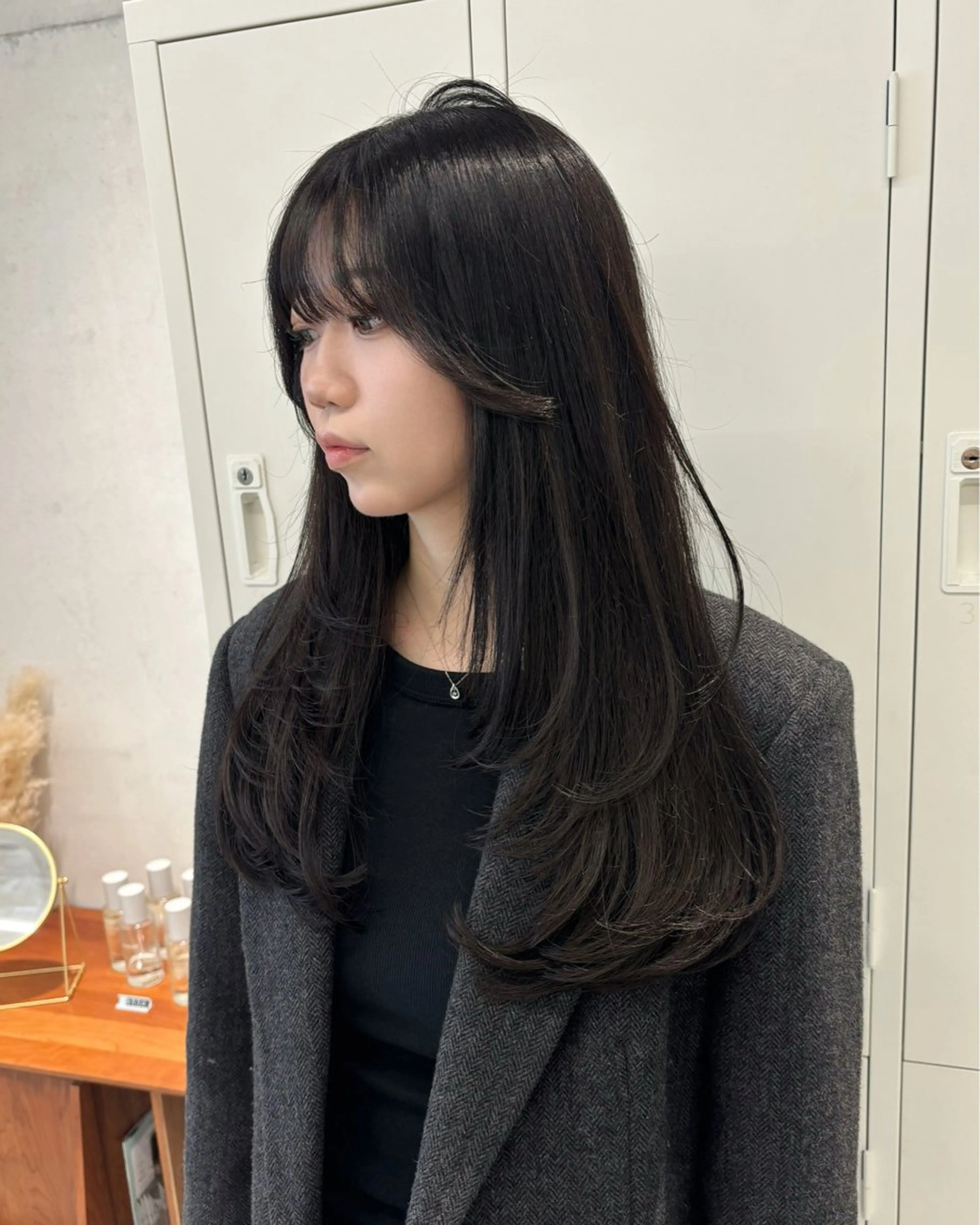 ロング カット 韓国レイヤー/ヘア カラー🎀ayamiのヘアスタイル