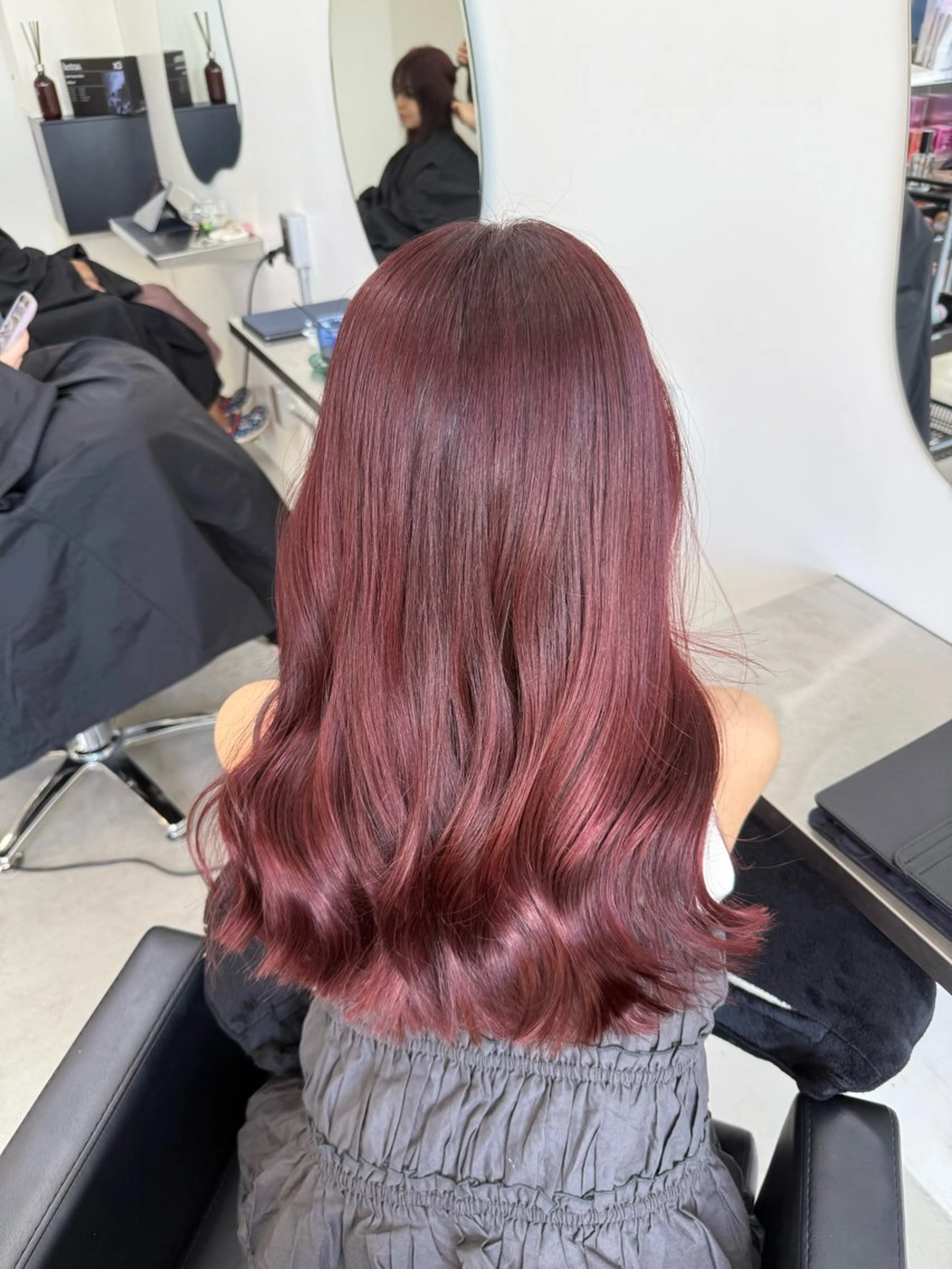 ワンカラー➕1stepトリートメント（ロング料金発生します⬇️）の写真