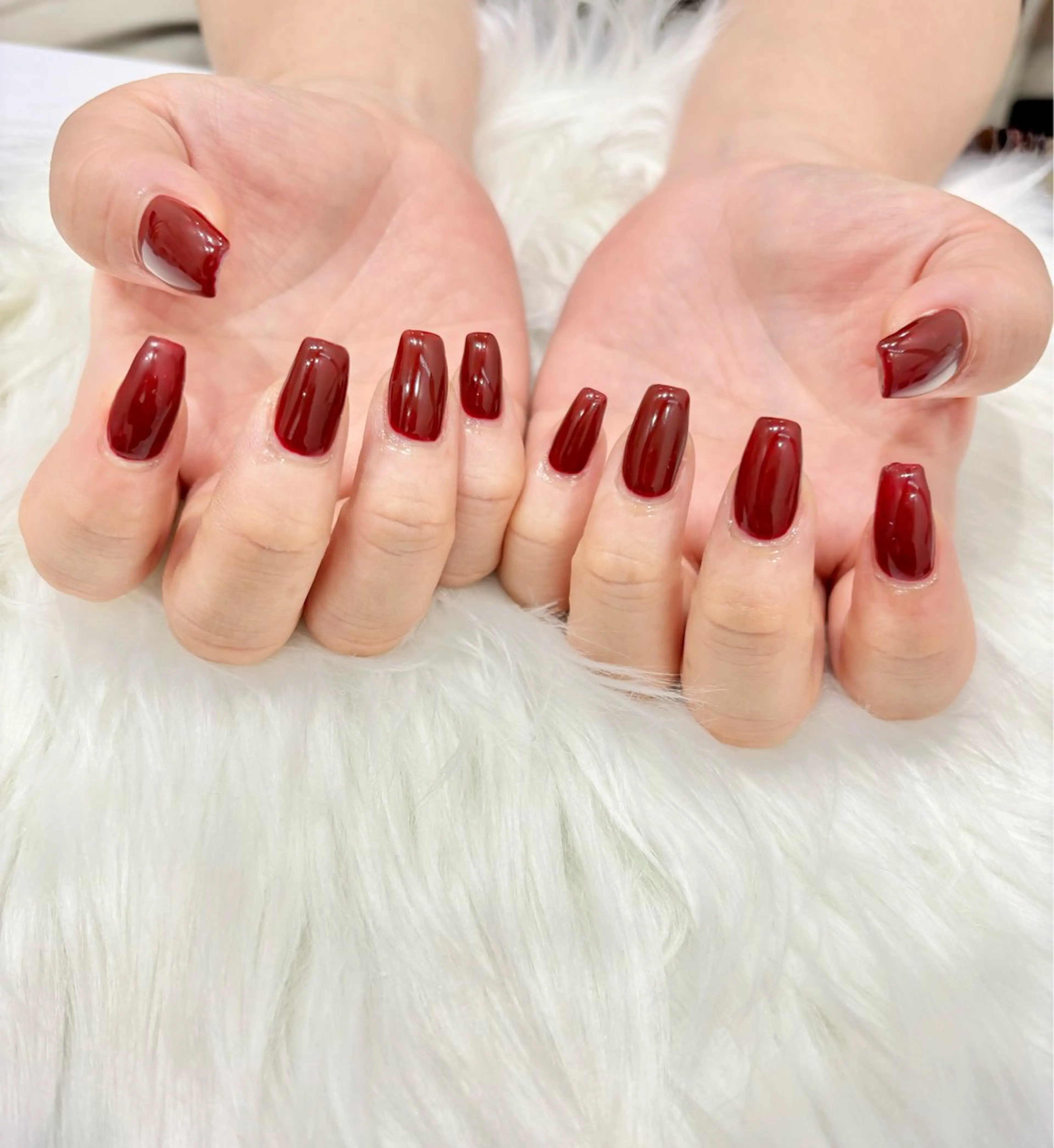 ネイル フレンチネイル グラデーション キラキラネイル 韓国ネイル マグネットネイル Angie Nail所属・Angie Nail CHIYURIのネイルデザイン