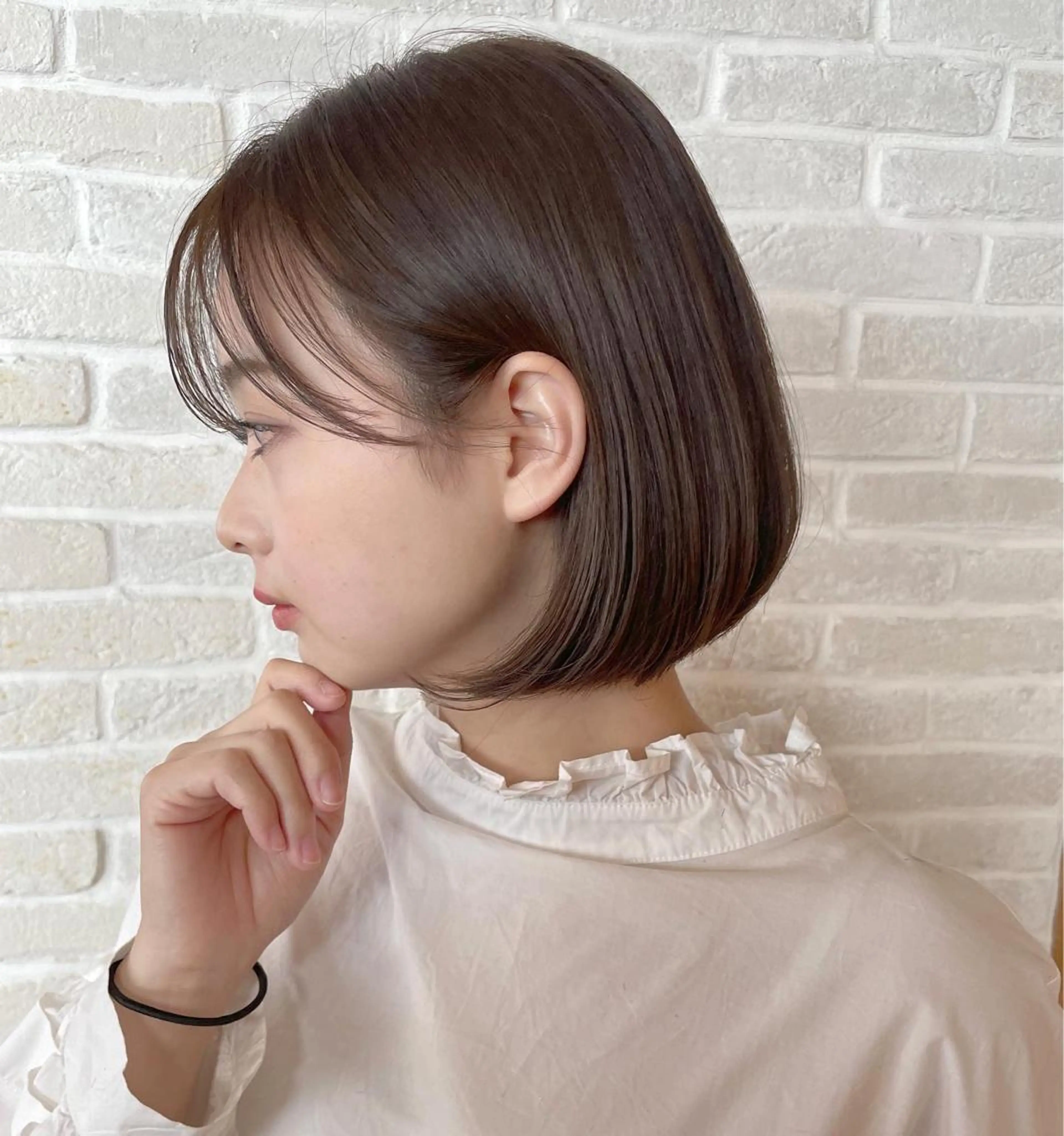 ショート カラー hair salon Ranun髪質改善のヘアスタイル