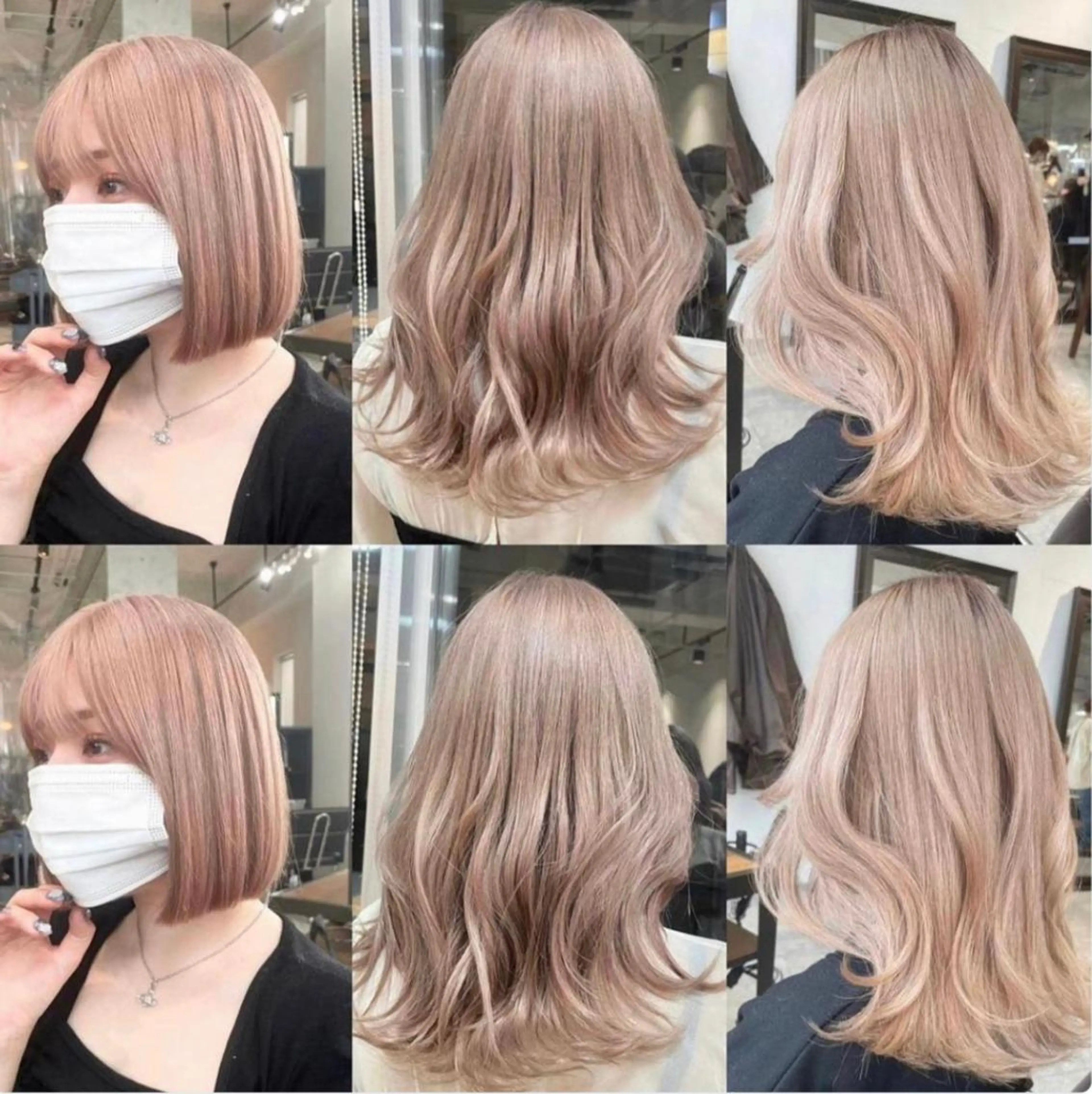 セミロング カラー ヘアアレンジ ヘアカラー 🌹TikTok４万 ﾌｫﾛﾜｰ🌹AKIのヘアスタイル