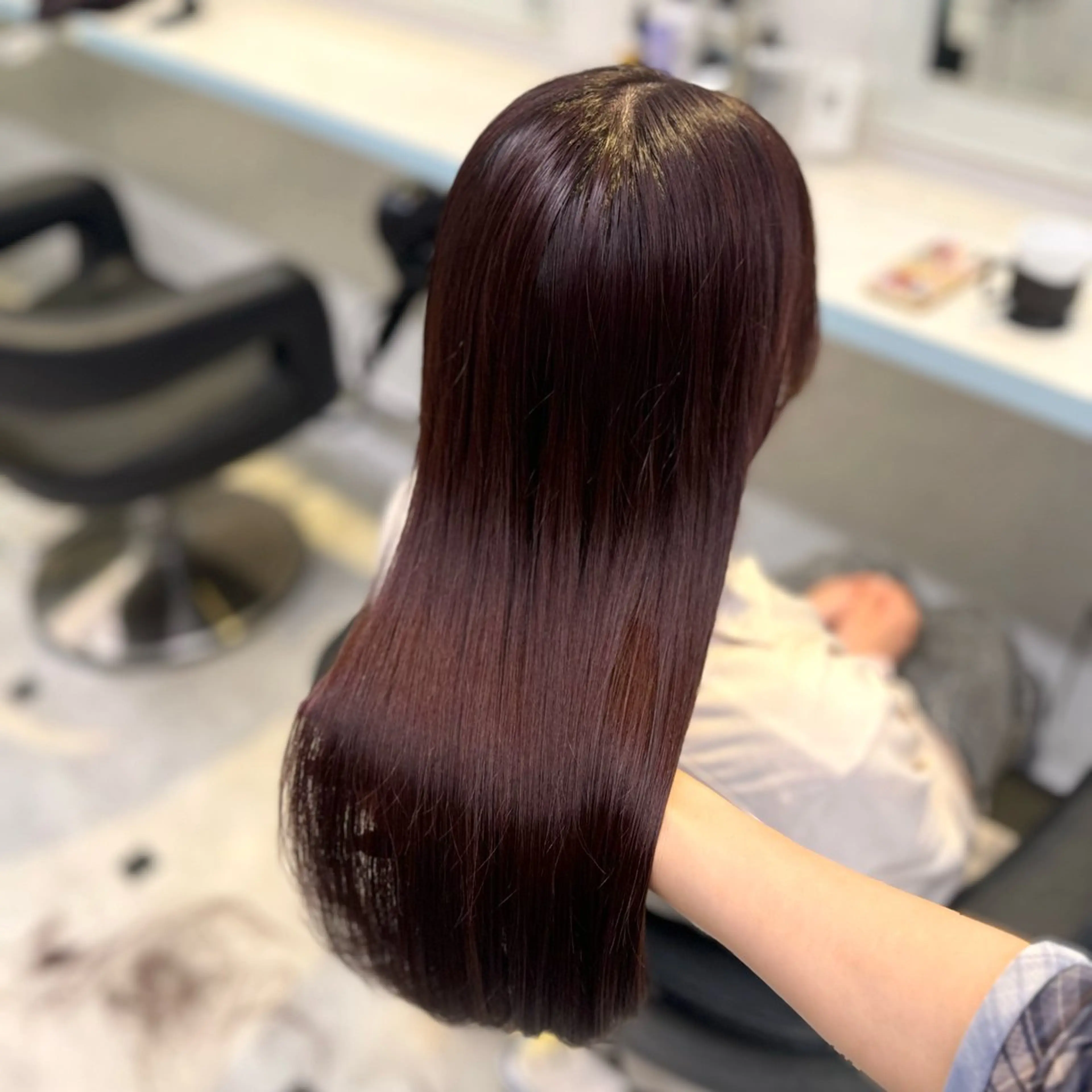 ロング カラー カット ヘアカラー トリートメント ヘッドスパ ヘアセット 暖色🩷透明感カラー ♡Maika♡のヘアスタイル