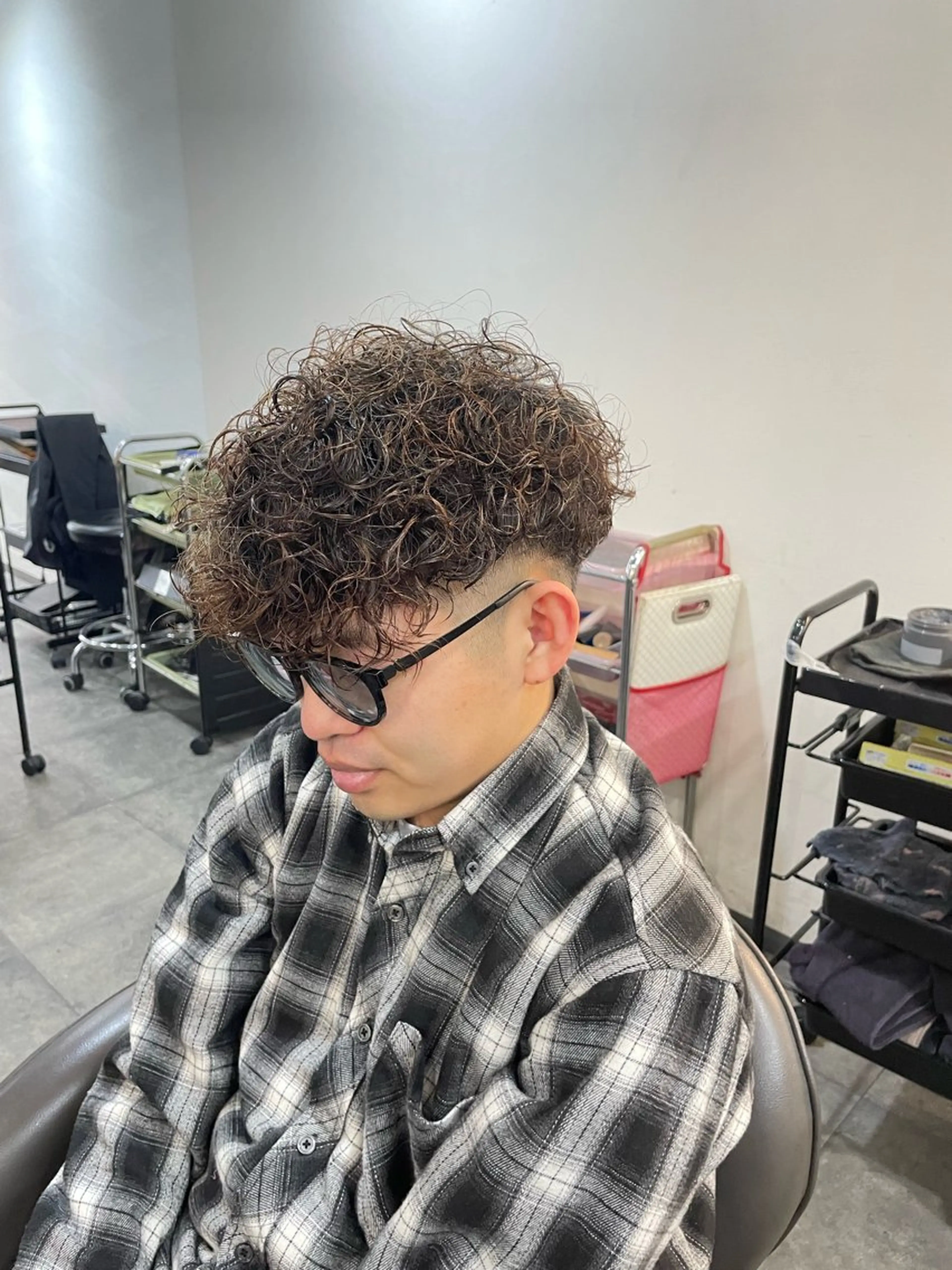 ショート パーマ カット パーマ Leggu所属・木田 智大のヘアスタイル