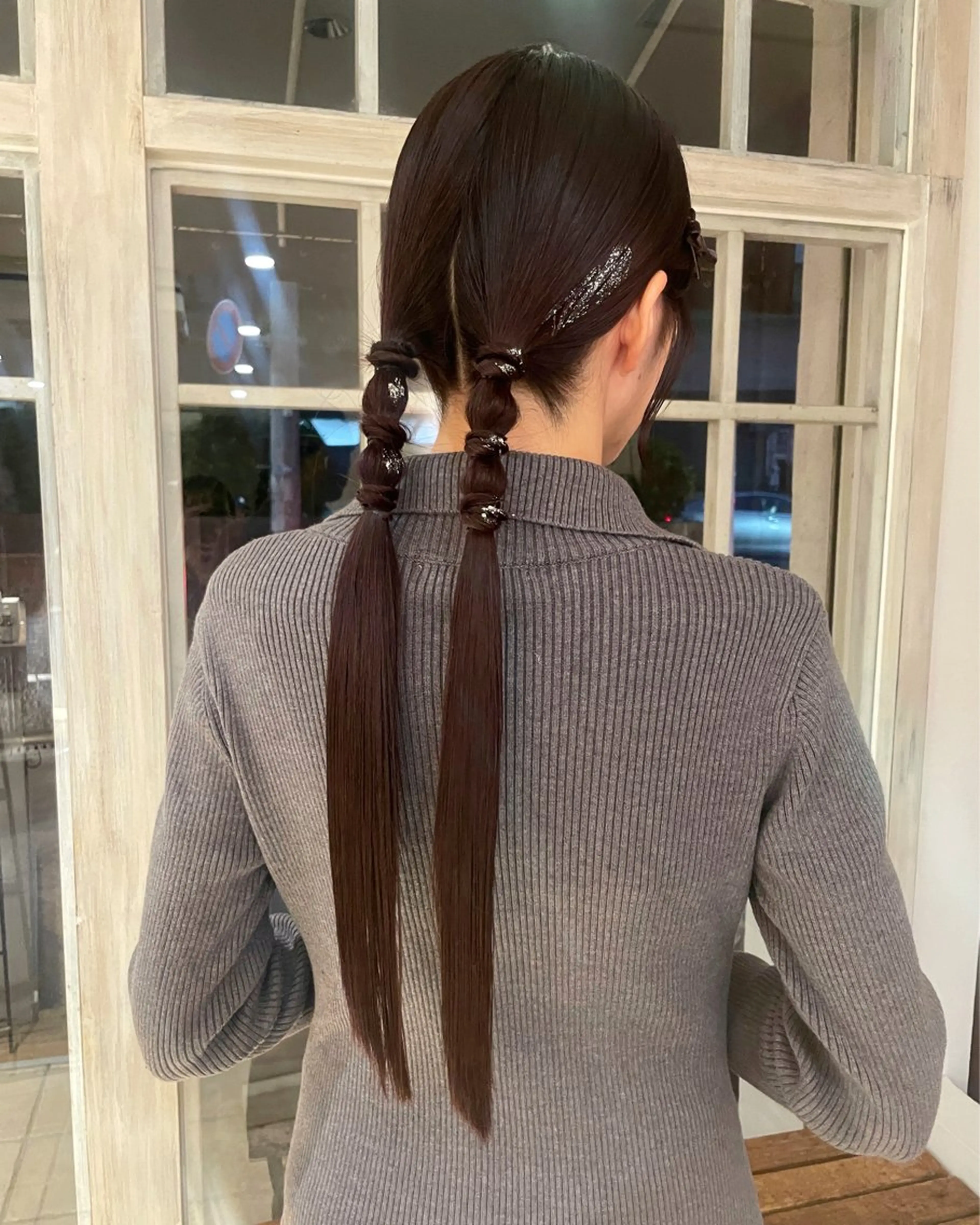 ロング ヘアアレンジ 🙃 透明感カラー/ボブのヘアスタイル