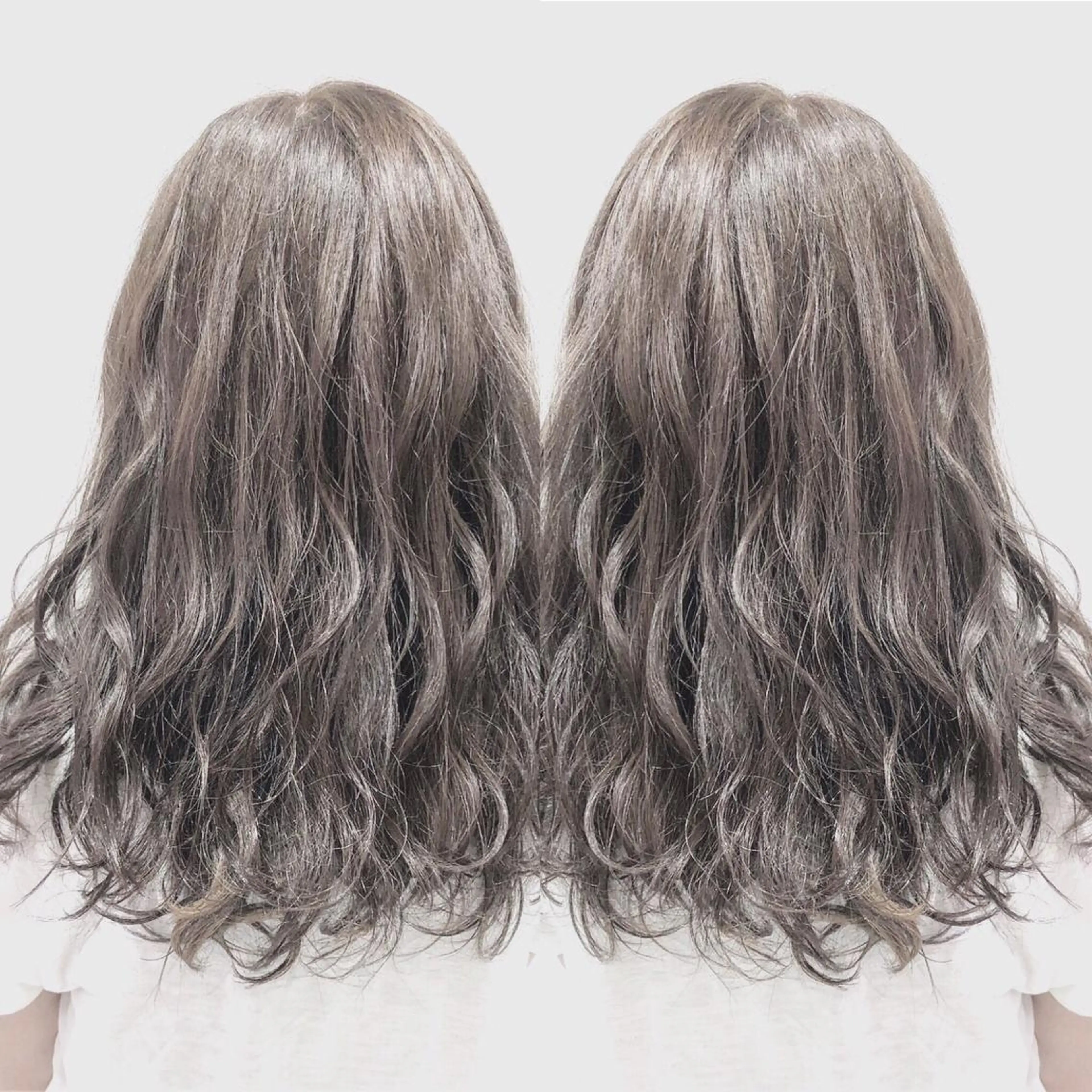 ロング カラー ヘアアレンジ グレージュ ハイライトカラー ハイライト メンズパーマ特化/ KAORU/店長のヘアスタイル