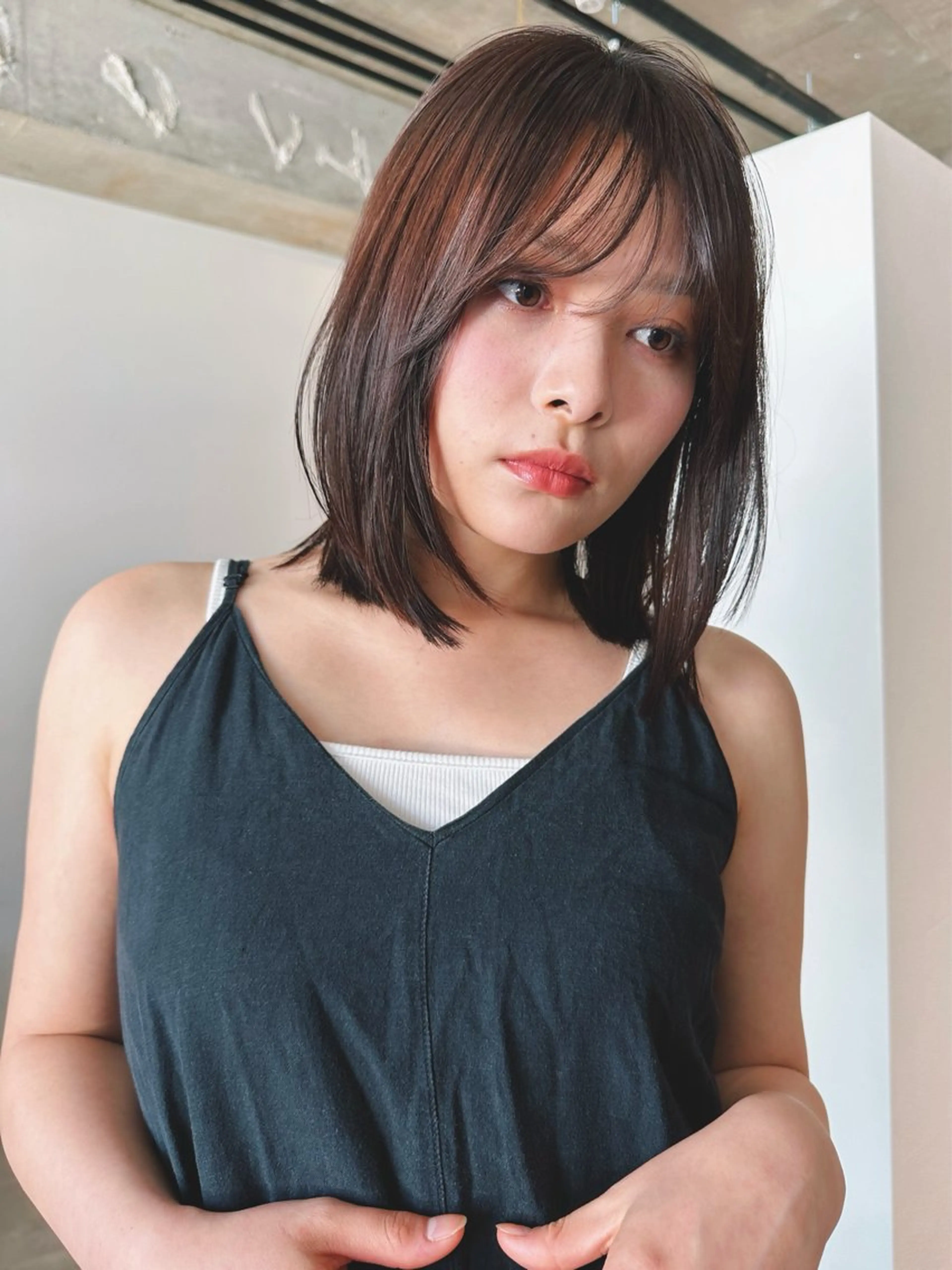 ショート カラー パーマ 🫧小顔×似合わせ× 透明感カラー🫧のヘアスタイル