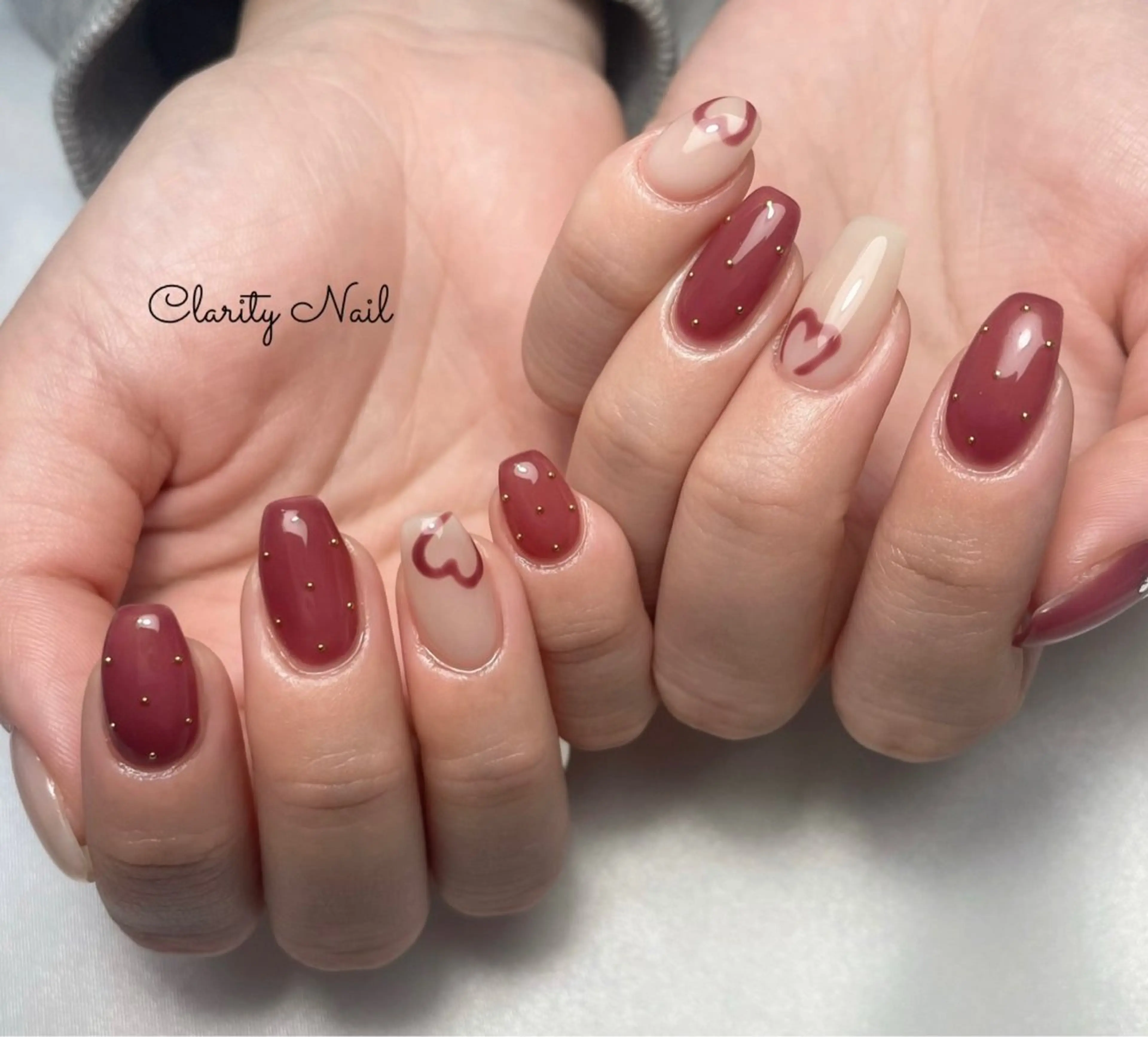 ネイル アートネイル 持ち込み ハンドネイル Clarity Nailのネイルデザイン