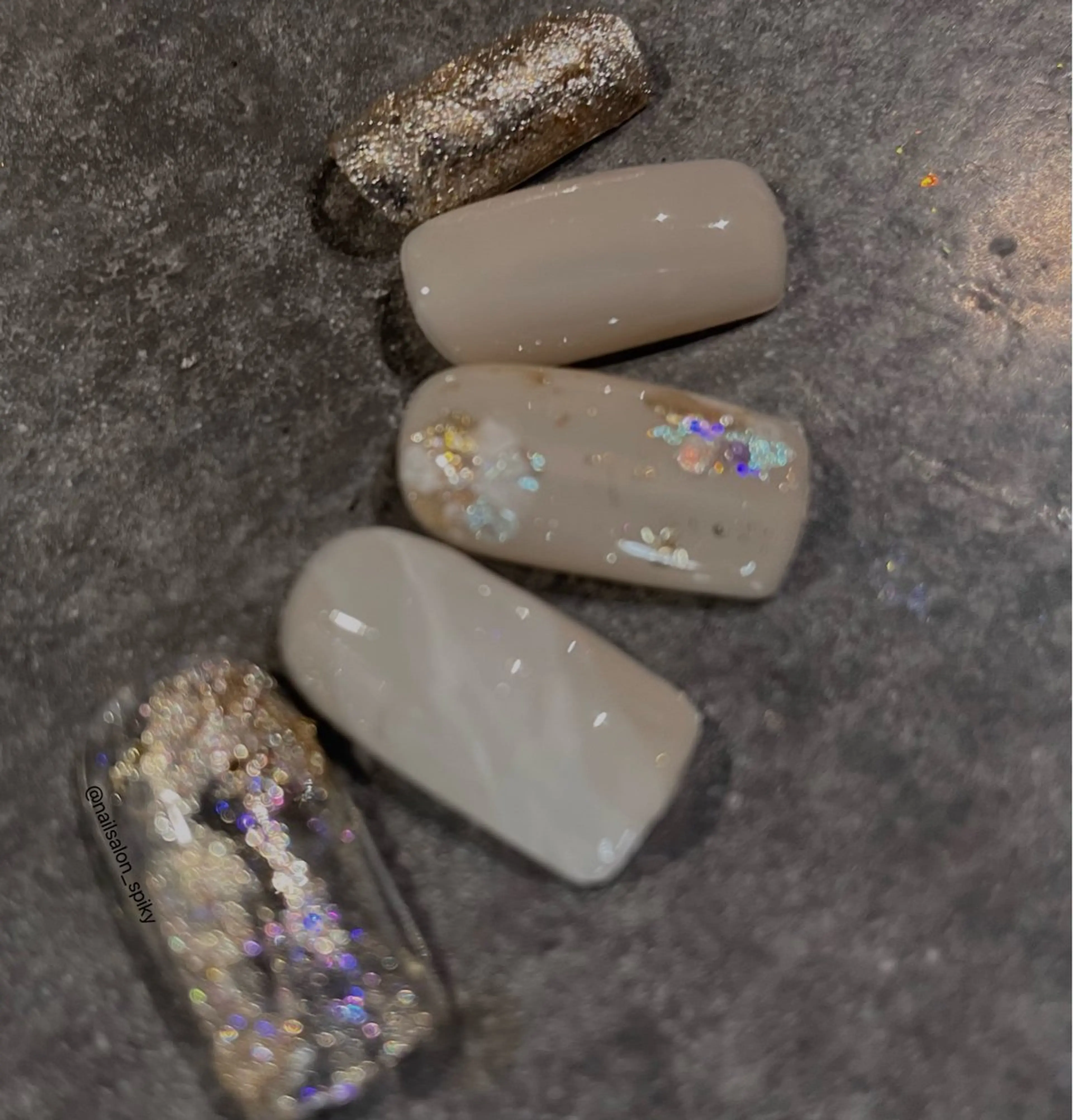 ネイル Spiky とうげ ふうかのネイルデザイン