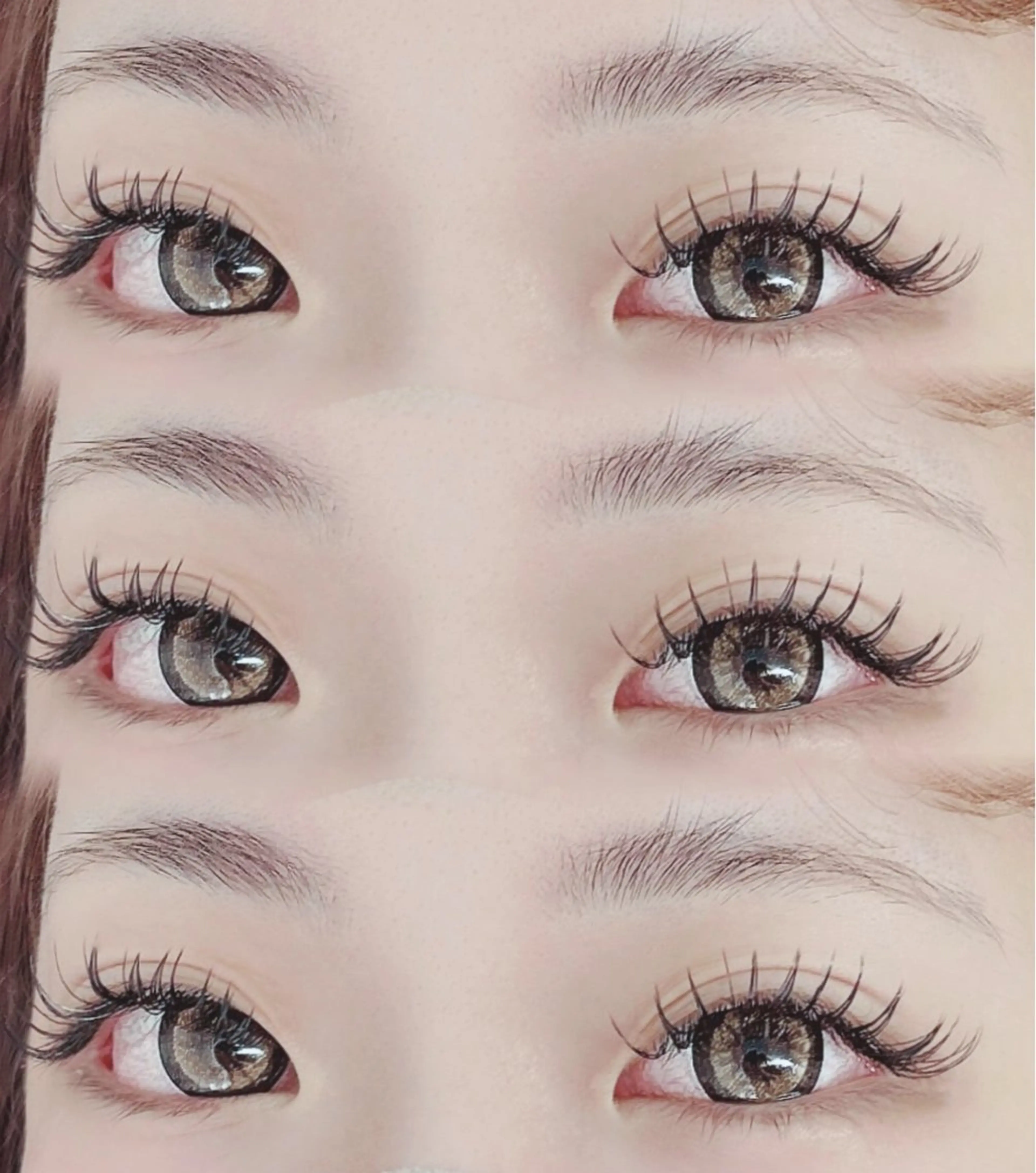マツエク・マツパ フラットラッシュ eyelash mi♡のマツエク・マツパデザイン
