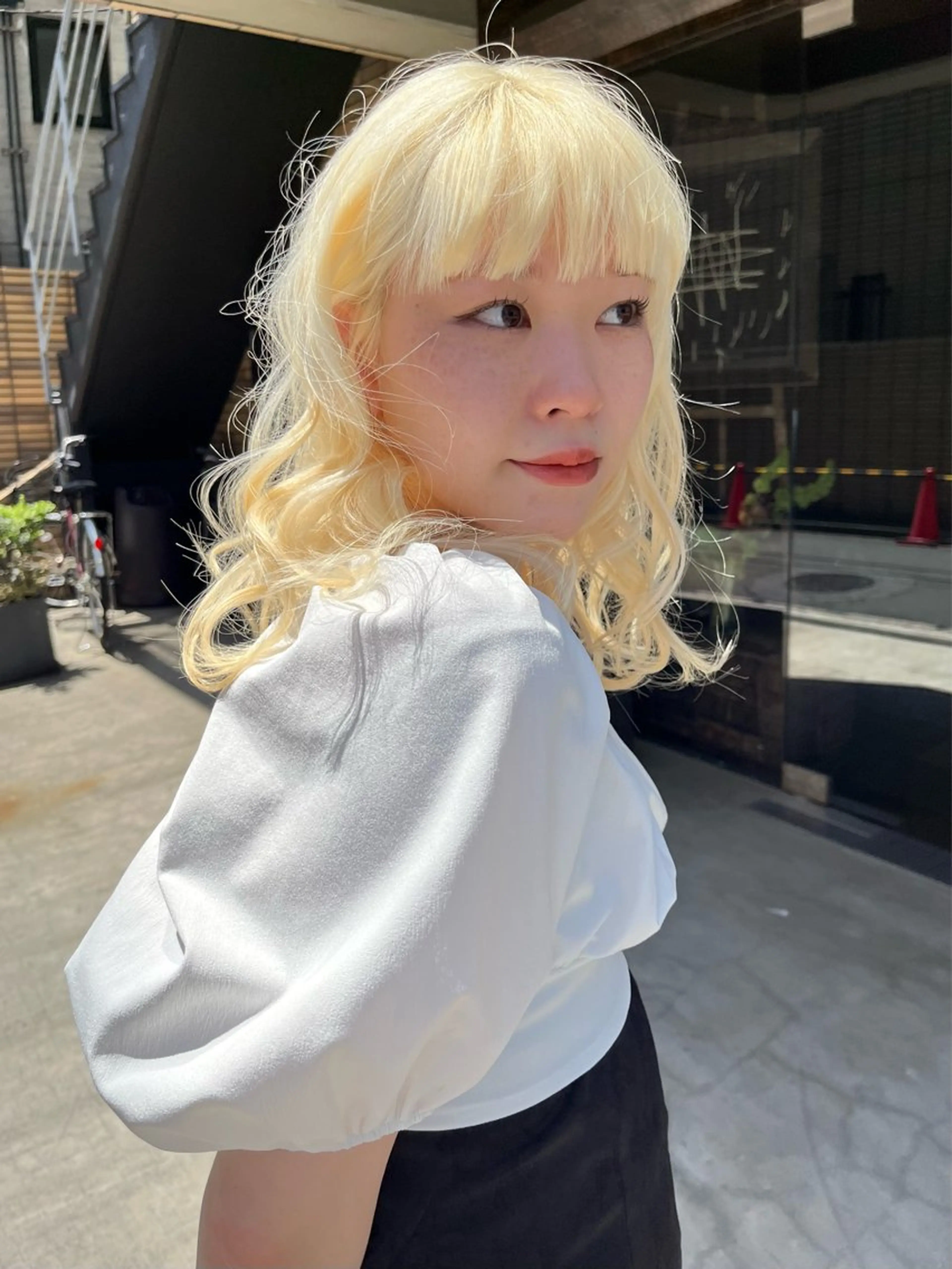 カット➕ブリーチダブルカラー➕systemトリートメントの写真