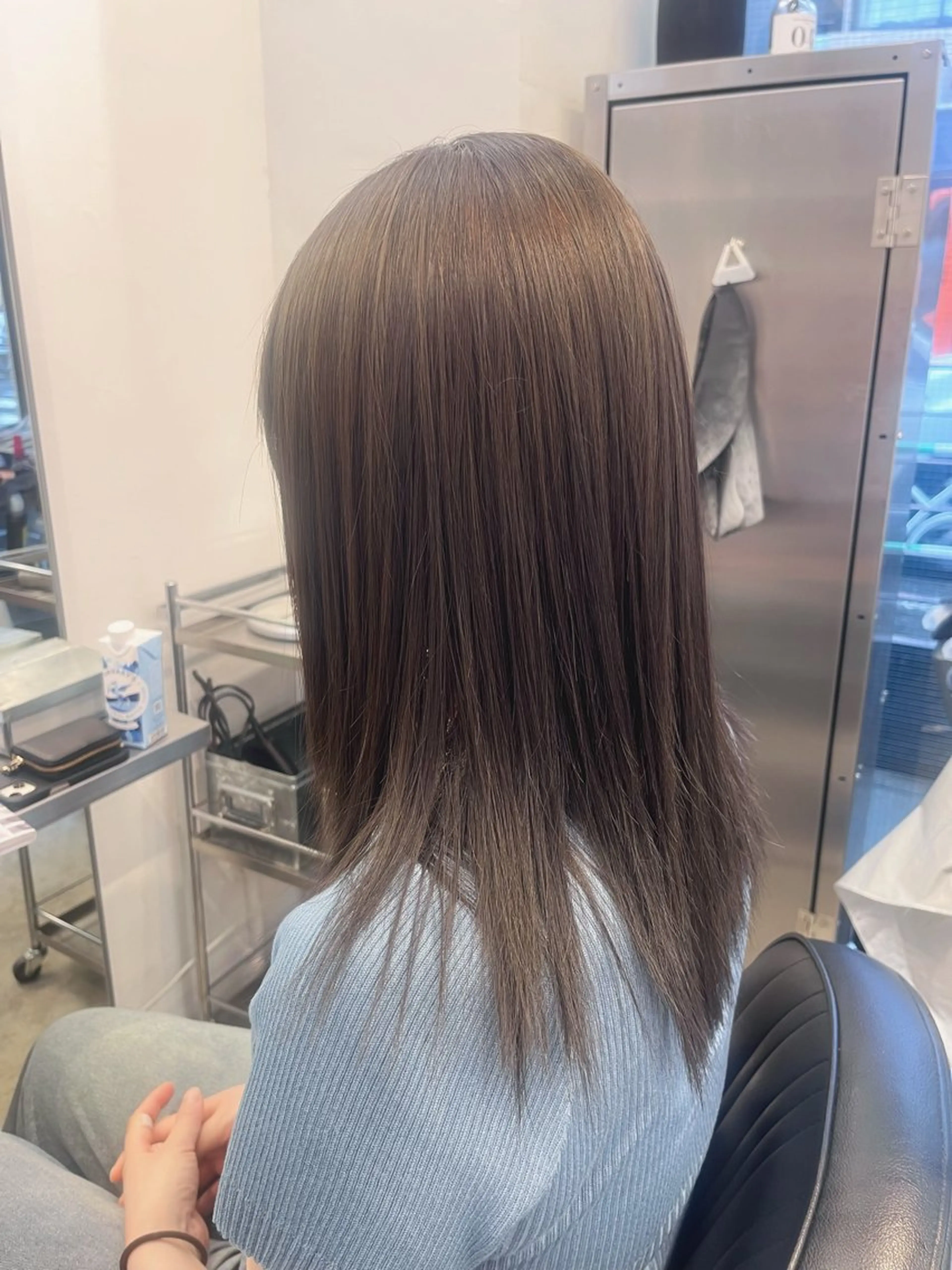 ロング カラー 縮毛矯正 undercurrent (アンダーカレント)所属・Nakano Hajimeのヘアスタイル