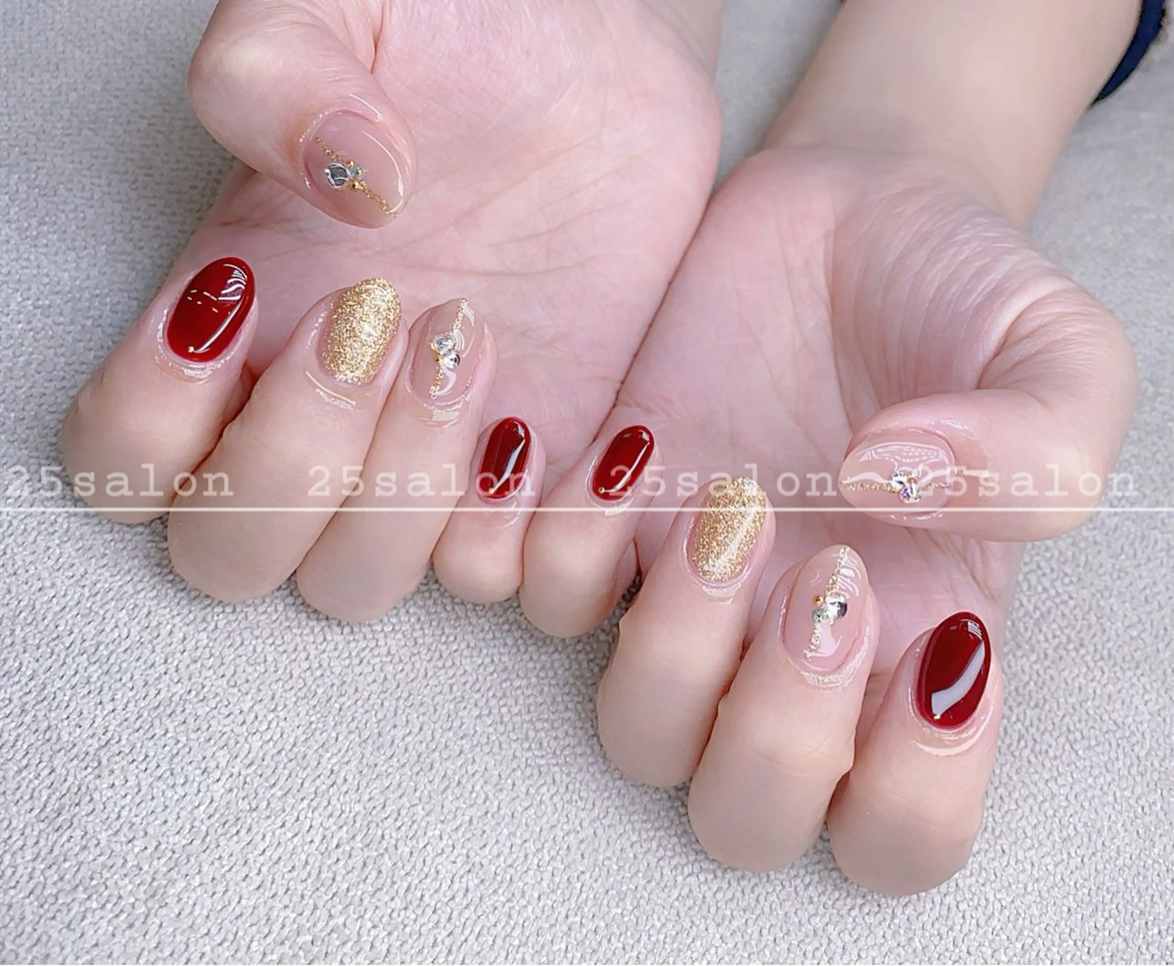 ネイル ジェルネイル 韓国ネイル ニュアンスネイル パラジェル ワンホンネイル 2 5のマツエク・マツパデザイン