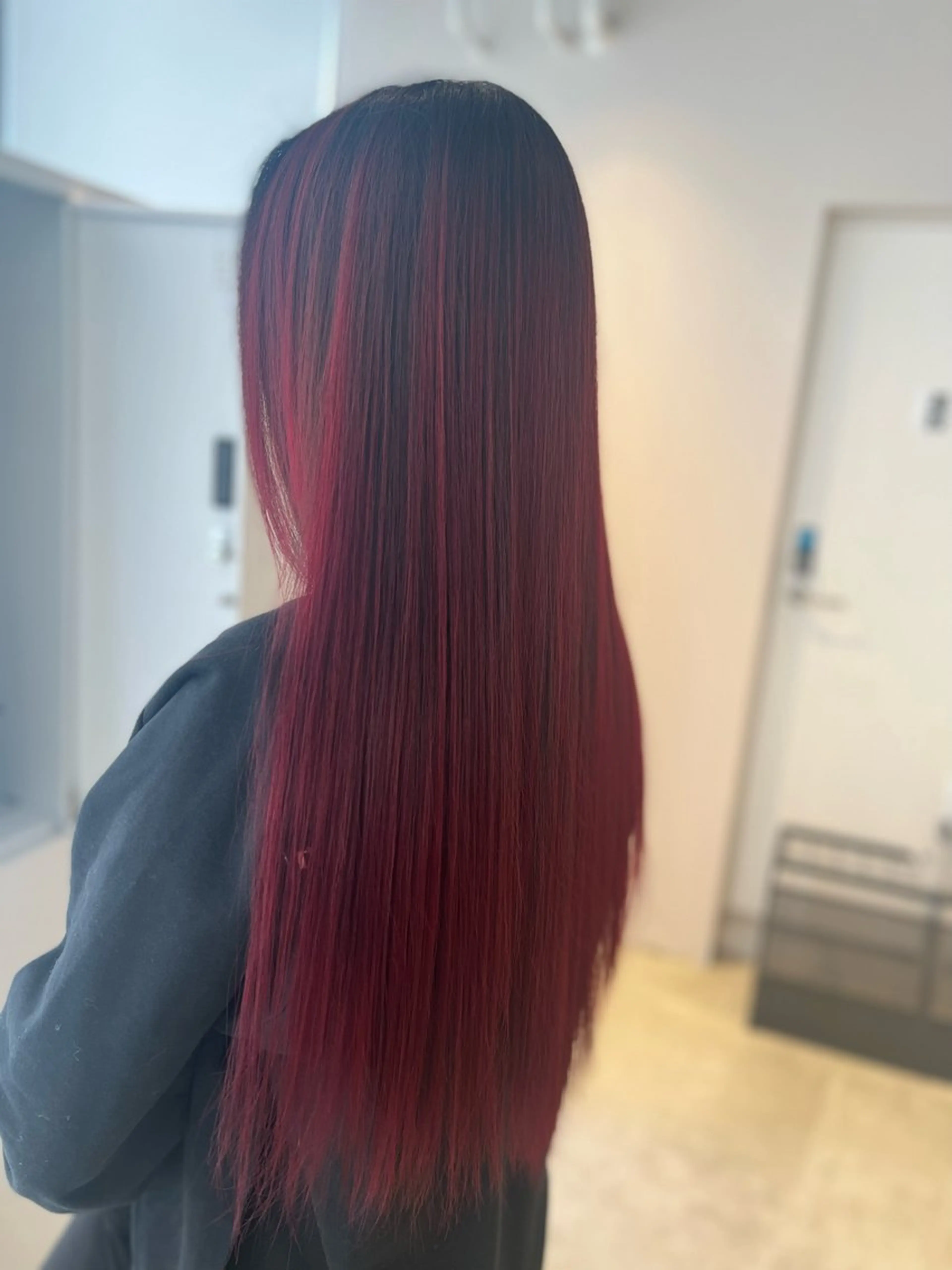 ロング カラー デザインカラー ヘアカラー トリートメント 渋谷ハイトーン/ デザインカラー阿部のヘアスタイル