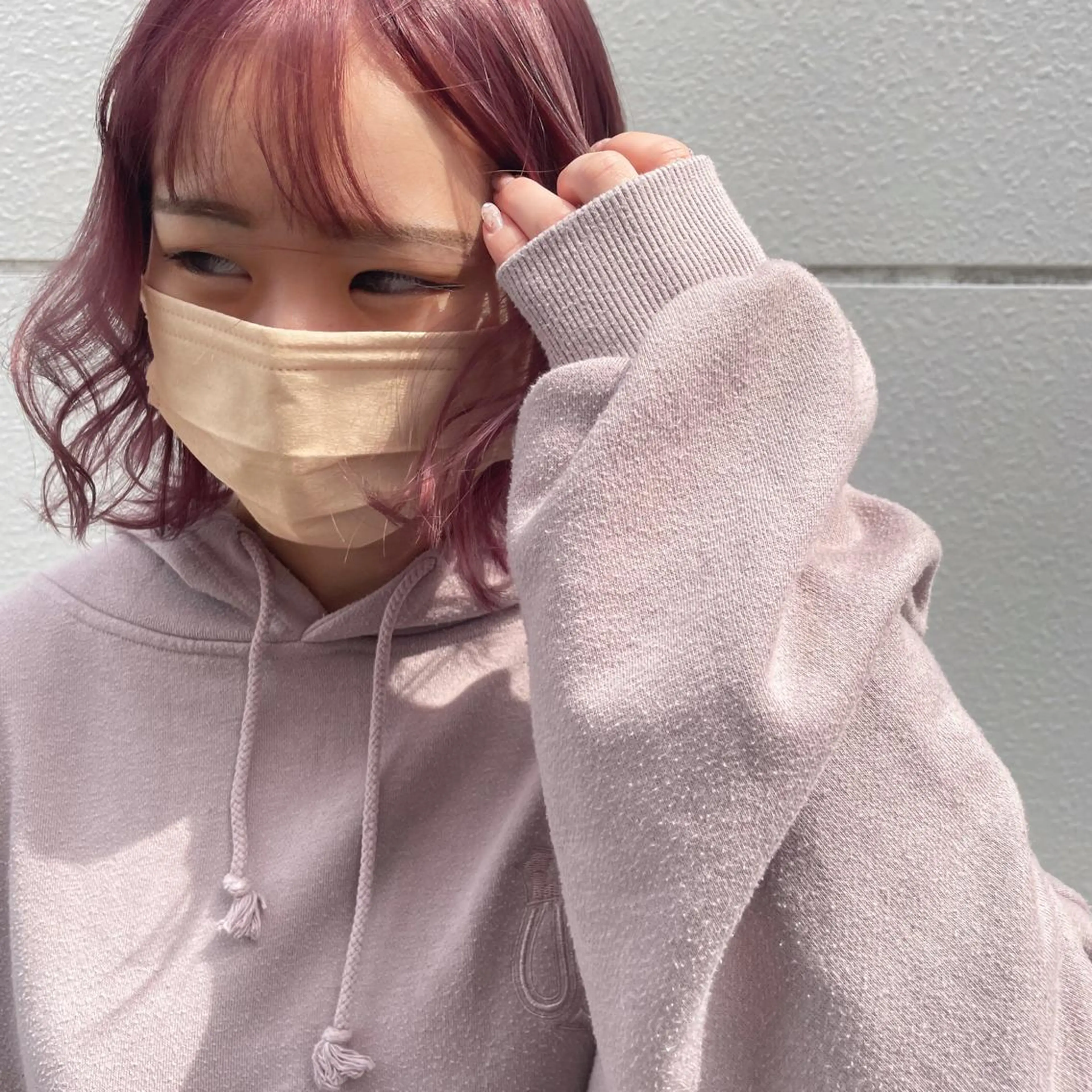 ミディアム カラー 高橋 みく/ minim 暖色のヘアスタイル