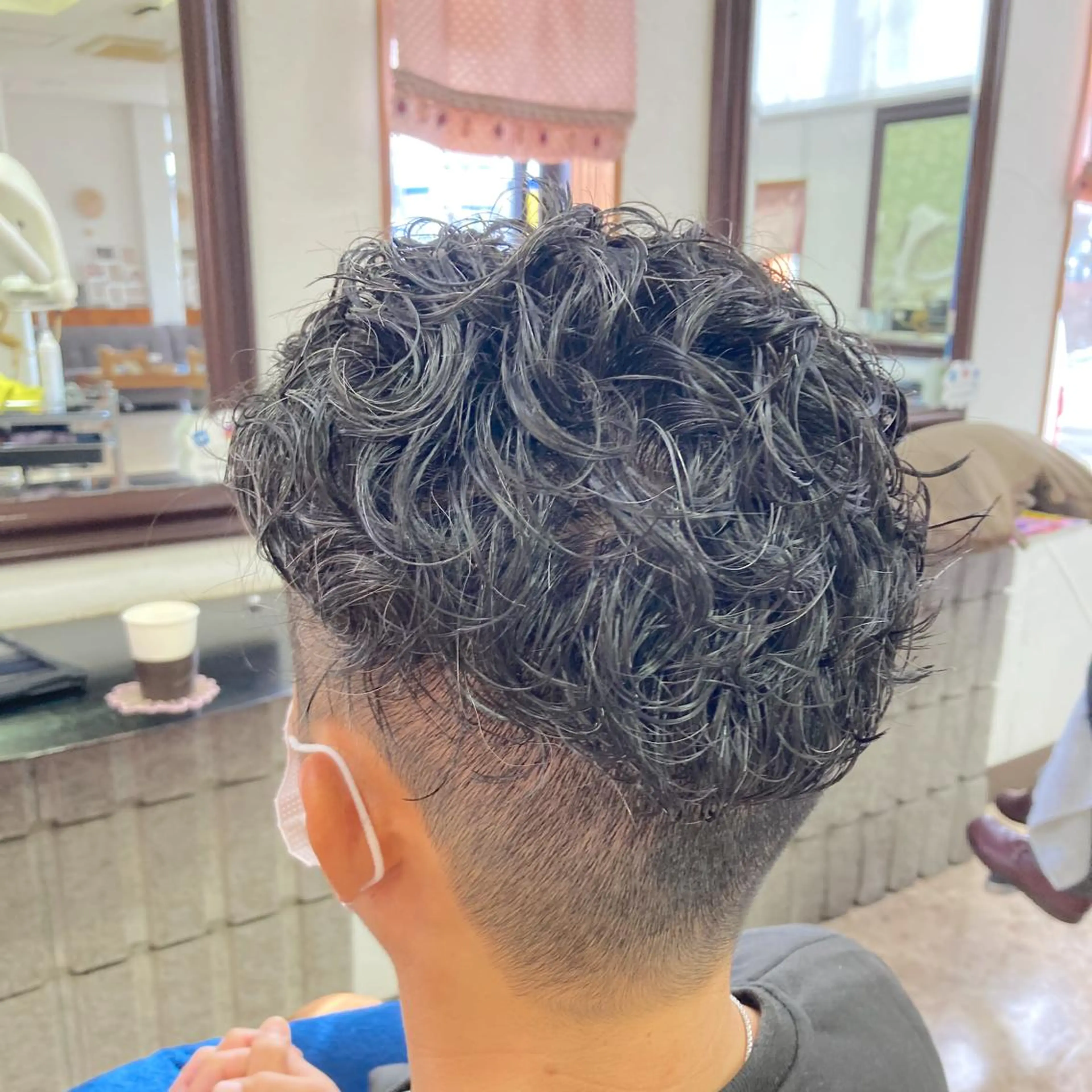 ショート パーマ メンズ メンズパーマ カット パーマ メンズ特化/垣見 隼人のヘアスタイル