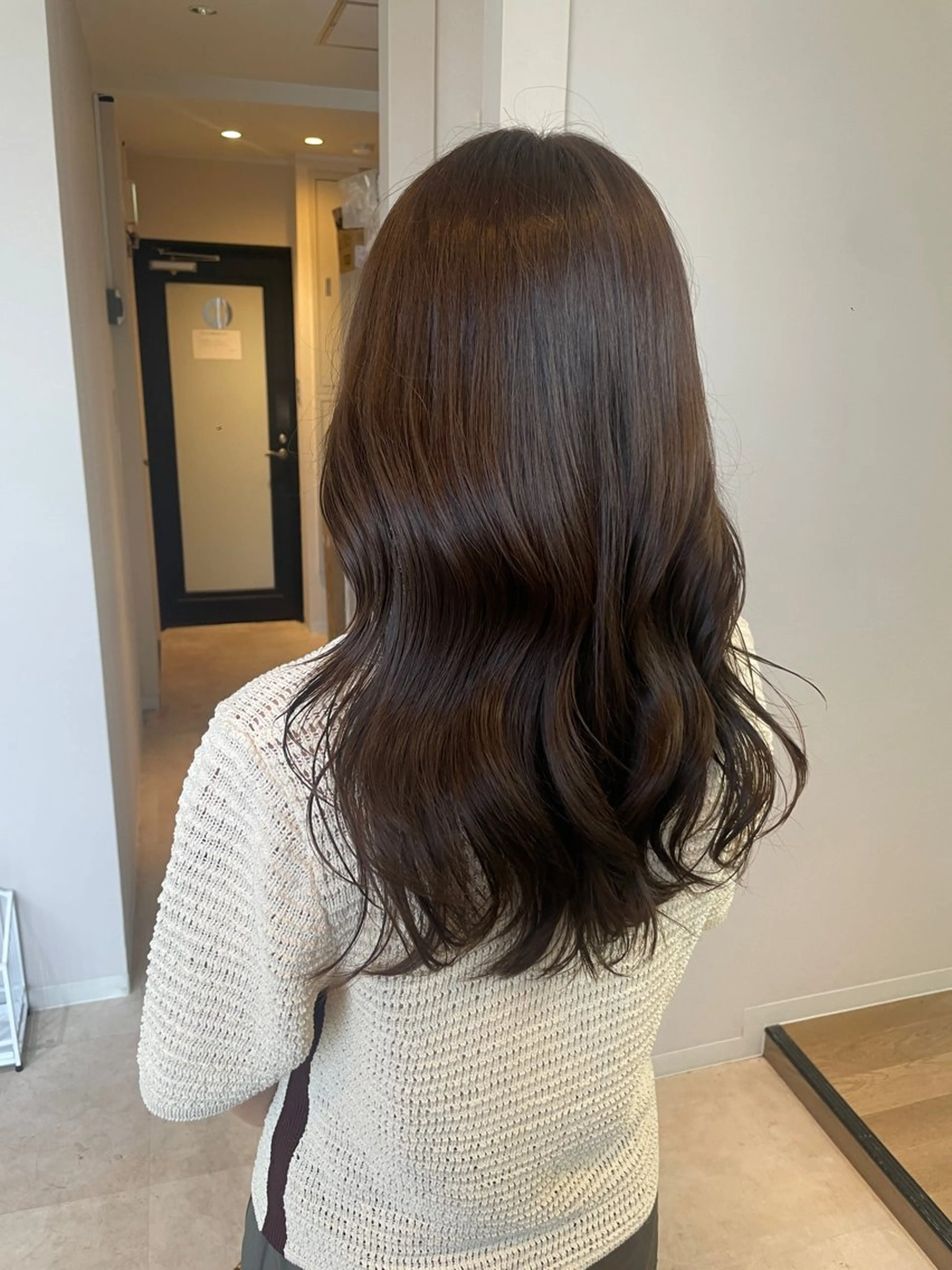 ロング カラー 韓国風ヘア レイヤーカット カット ヘアカラー HARUKA韓国ヘア /Luana梅田のヘアスタイル