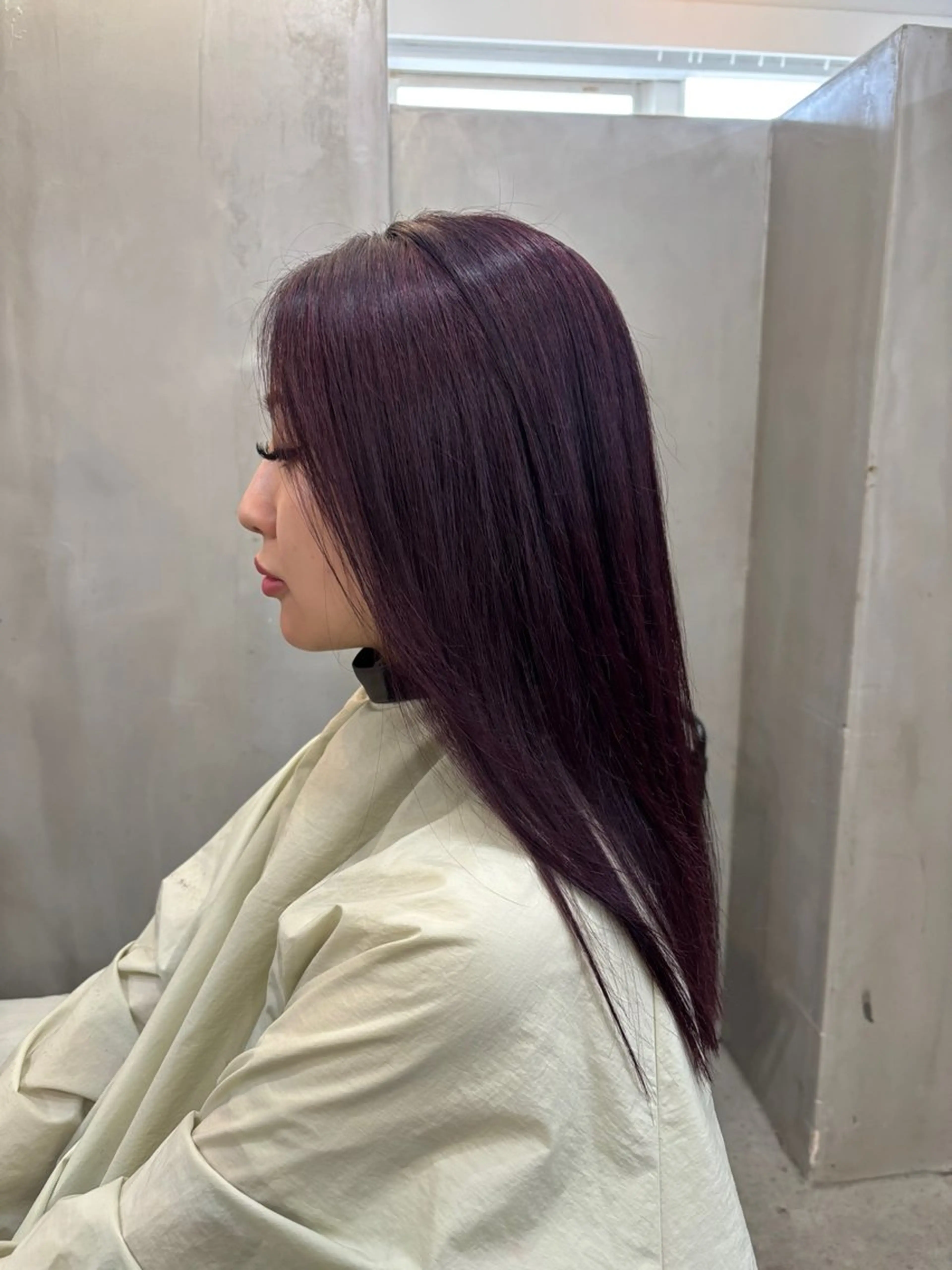 セミロング カラー バイオレットカラー ヘアカラー VOYAGE所属・中園 康のヘアスタイル