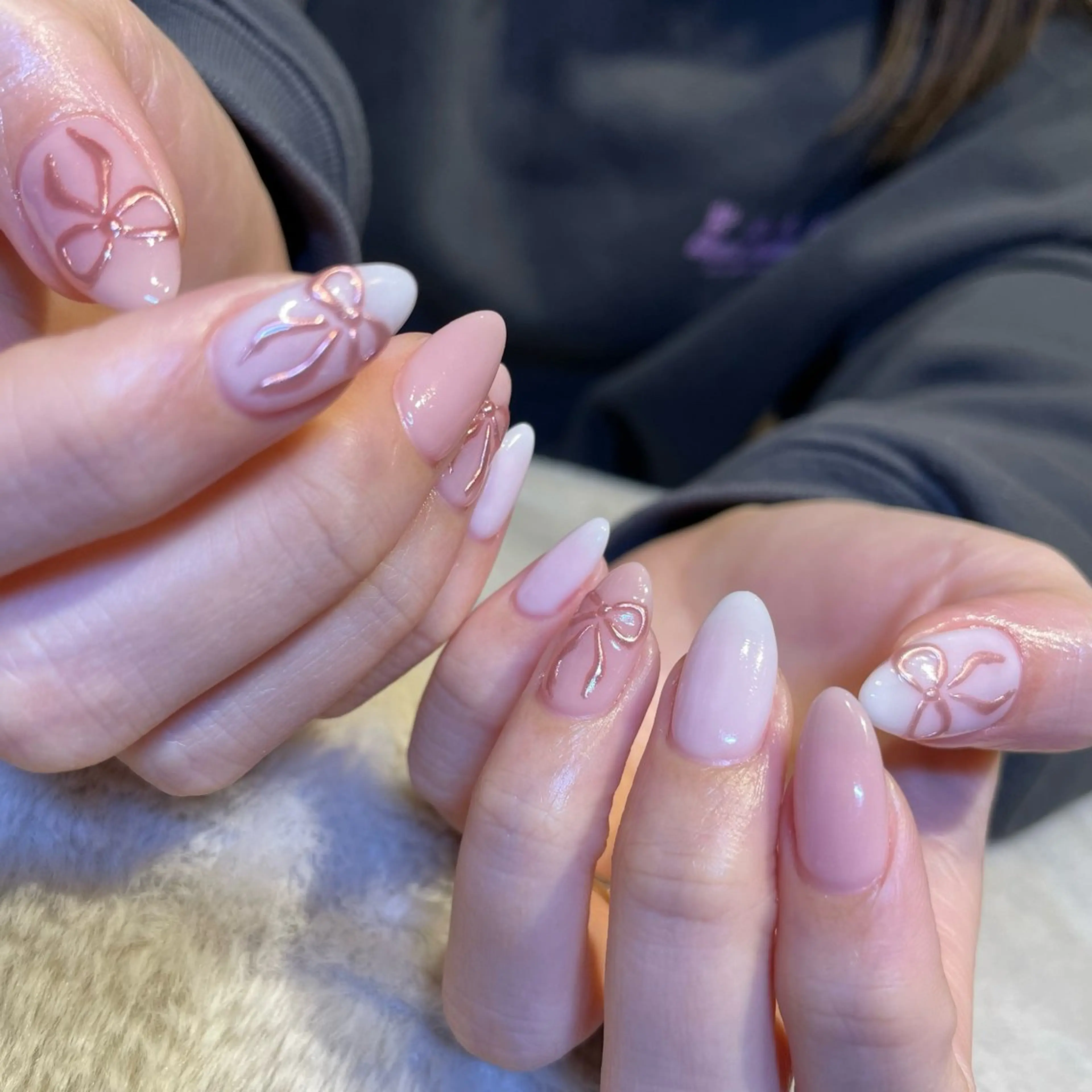 ネイル ピンク 春ネイル ハンドネイル miu nail所属・MIUNail YUMIのネイルデザイン