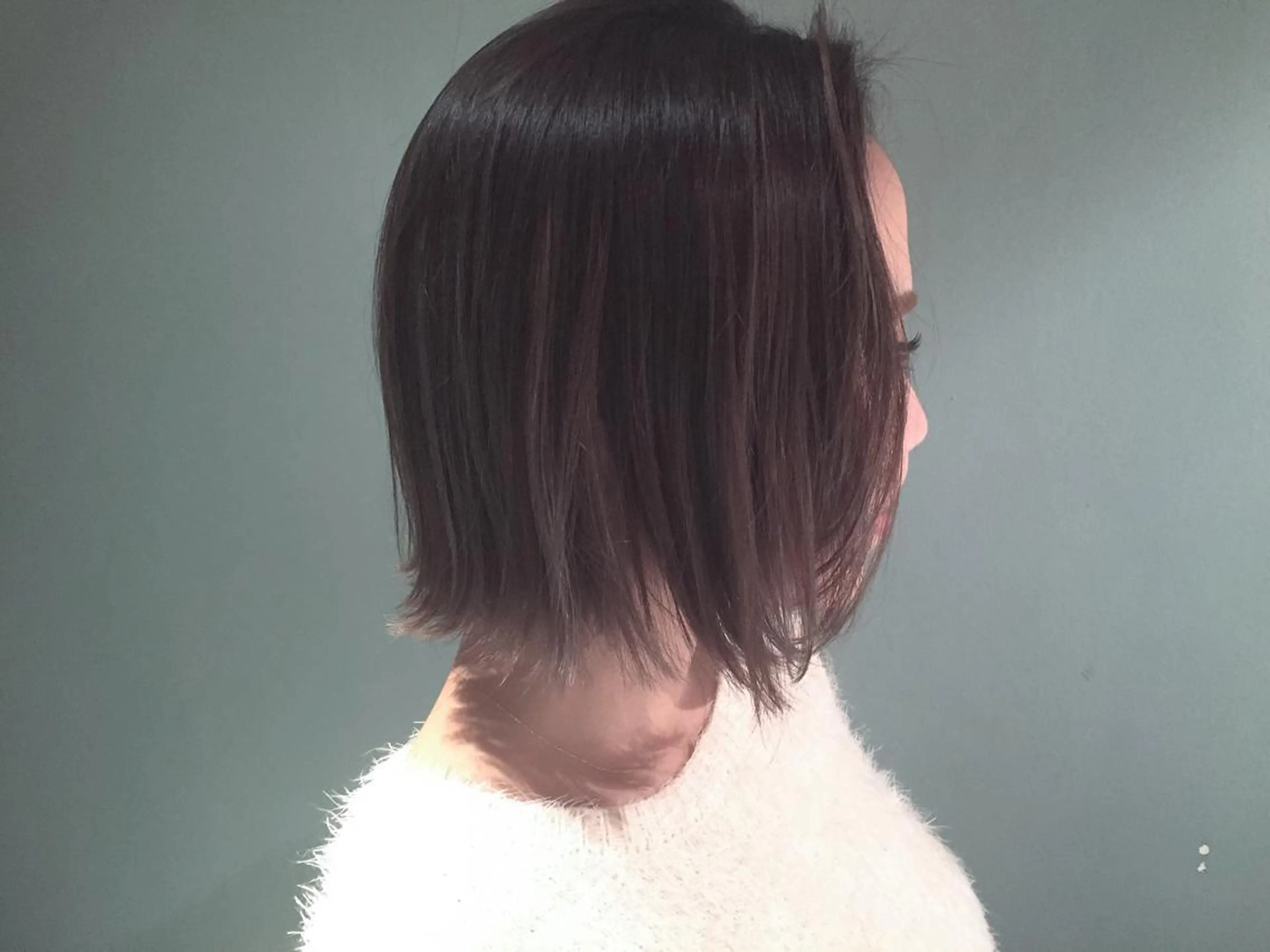 ミディアム カラー ダークグレー ダークグレージュ グレージュ ハイライトカラー ボブ Hairsalon F＋Moana by　HEADLIGHT所属・salonF 🔸hamaのマツエク・マツパデザイン