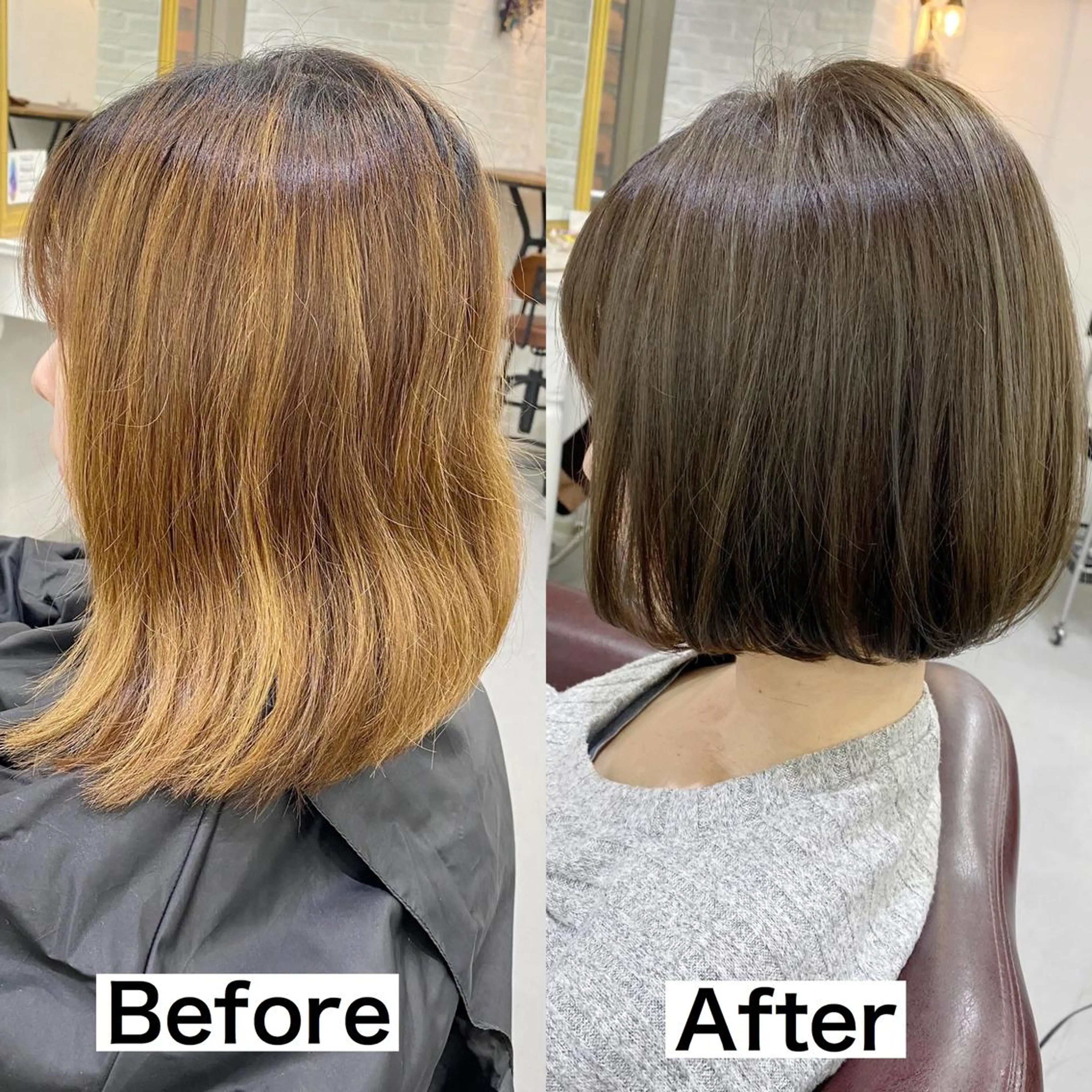 ショート ボブ ヘアリゾート粋　新宿三丁目本店所属・前地 麻衣のヘアスタイル