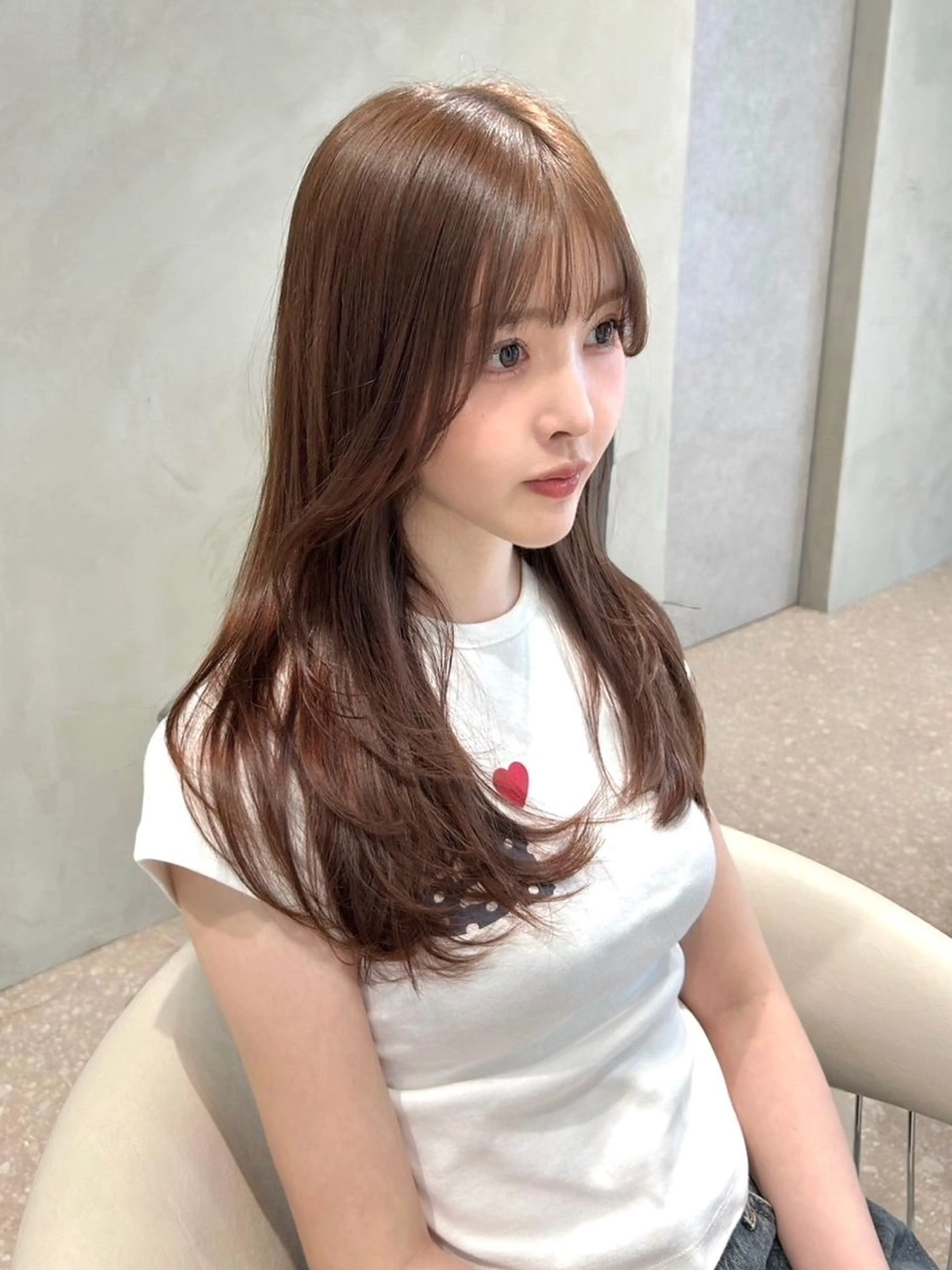 ロング カラー Luce横浜店所属・yuu 🪴 透明感 カラー/メンズパーマのヘアスタイル