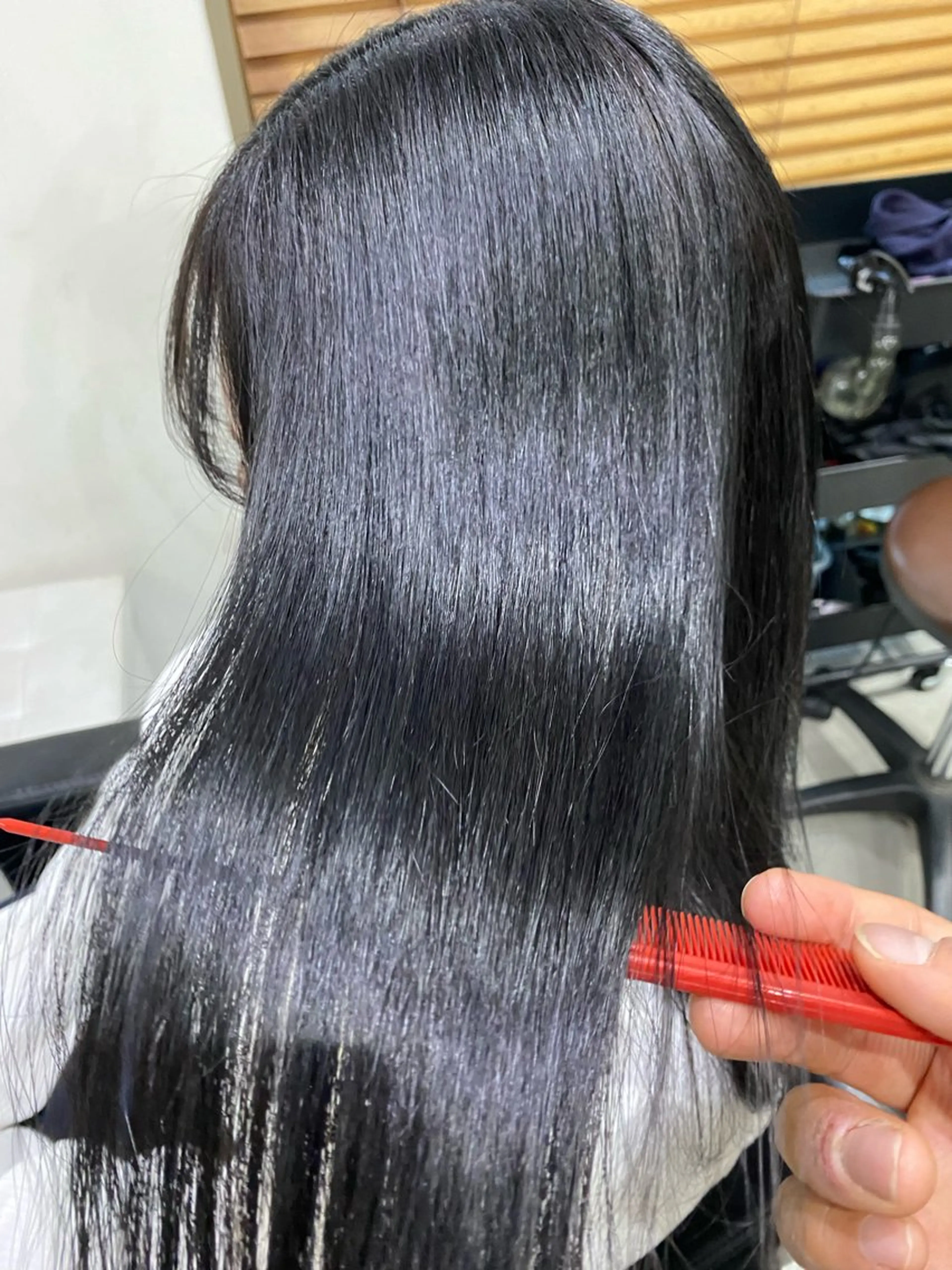 ミディアム カラー 銀座⚜️【脱白髪染め 美髪矯正】トグチのヘアスタイル