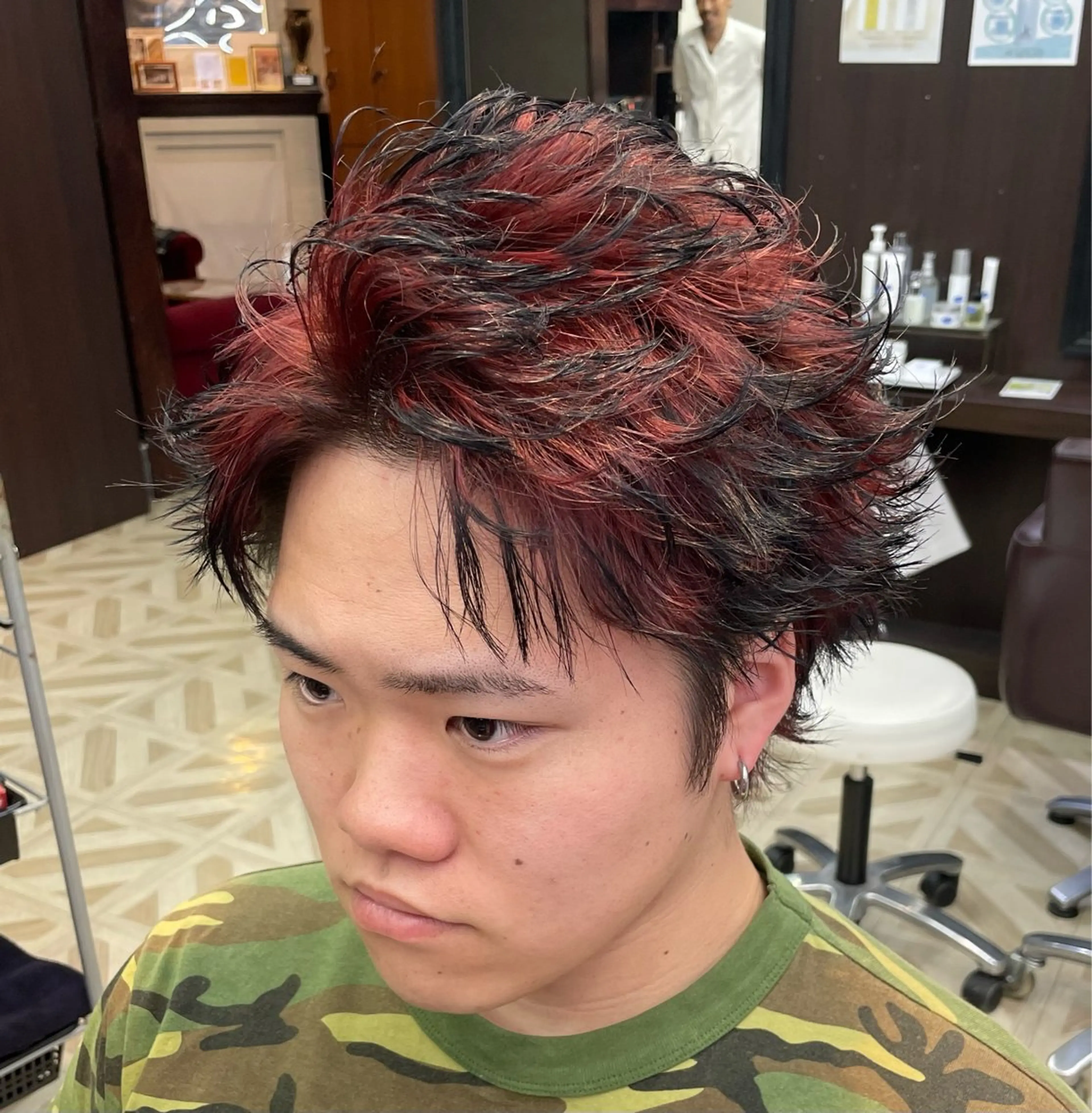 💎メンズ予約数NO.1💎カット+デザインカラーの写真