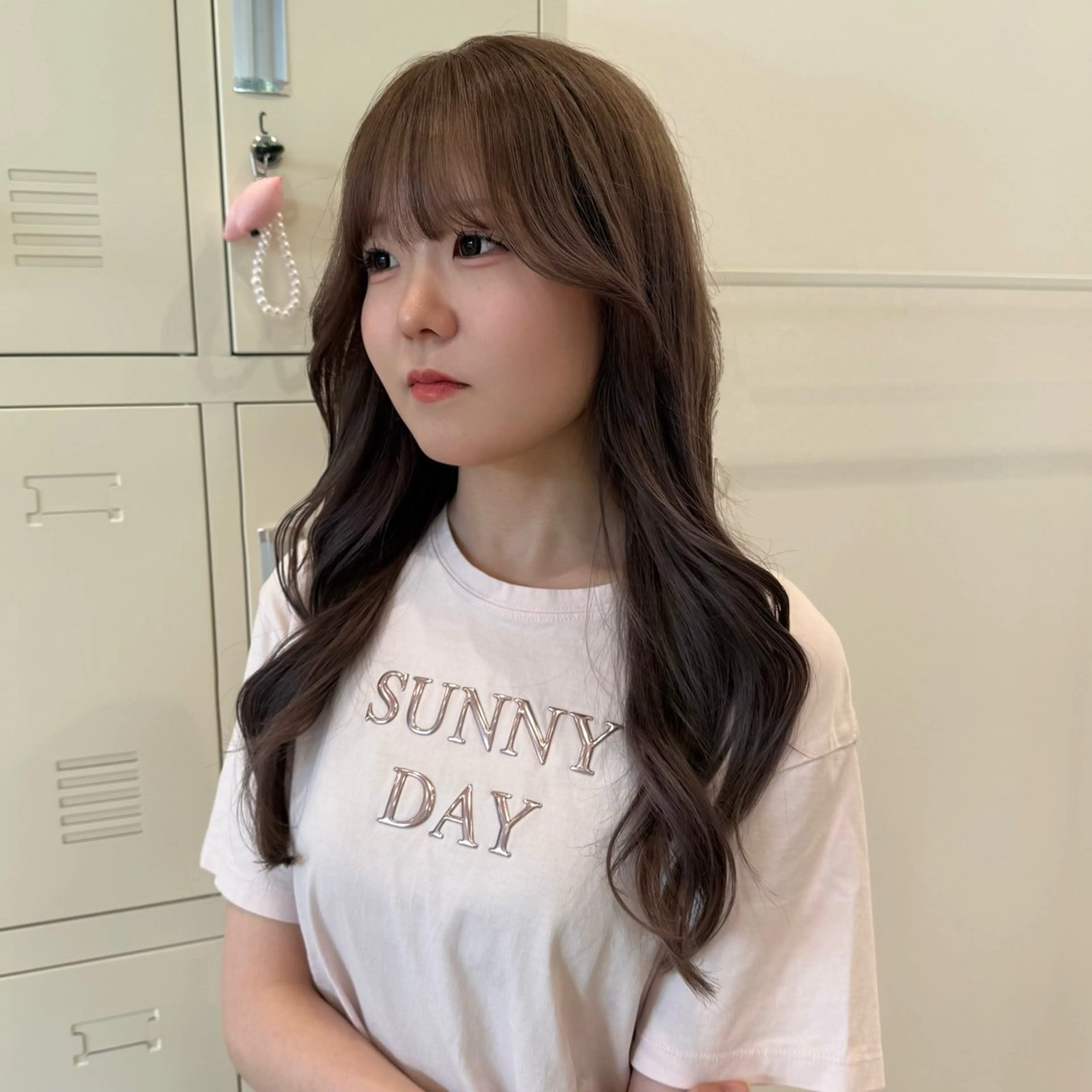 ロング カラー カット ヘアカラー トリートメント 柔らかいcolor ￤韓国￤🩰マユ🩰のヘアスタイル