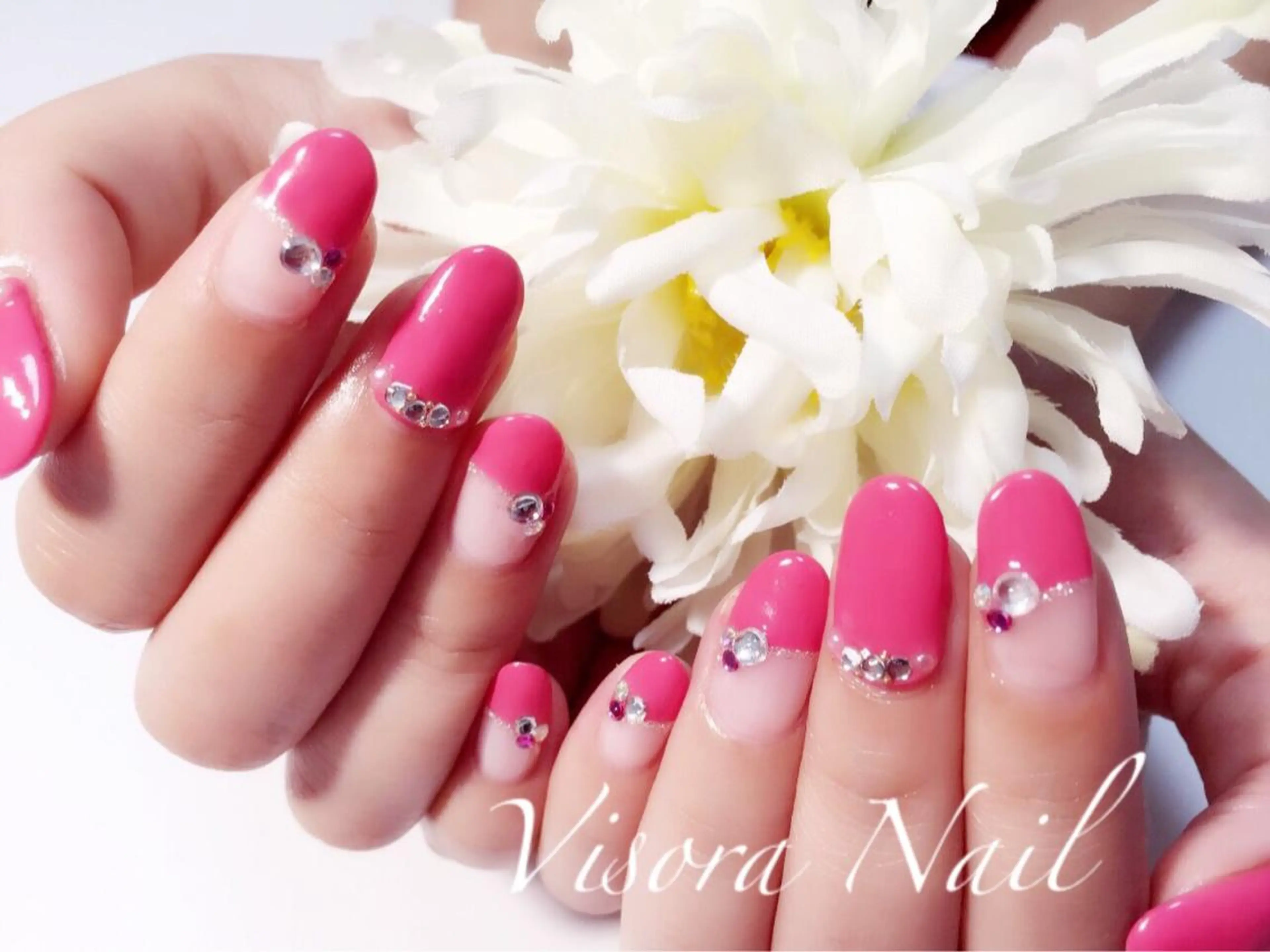 ネイル ピンク 美SORA ～ｳﾞｨｿﾗ～のネイルデザイン