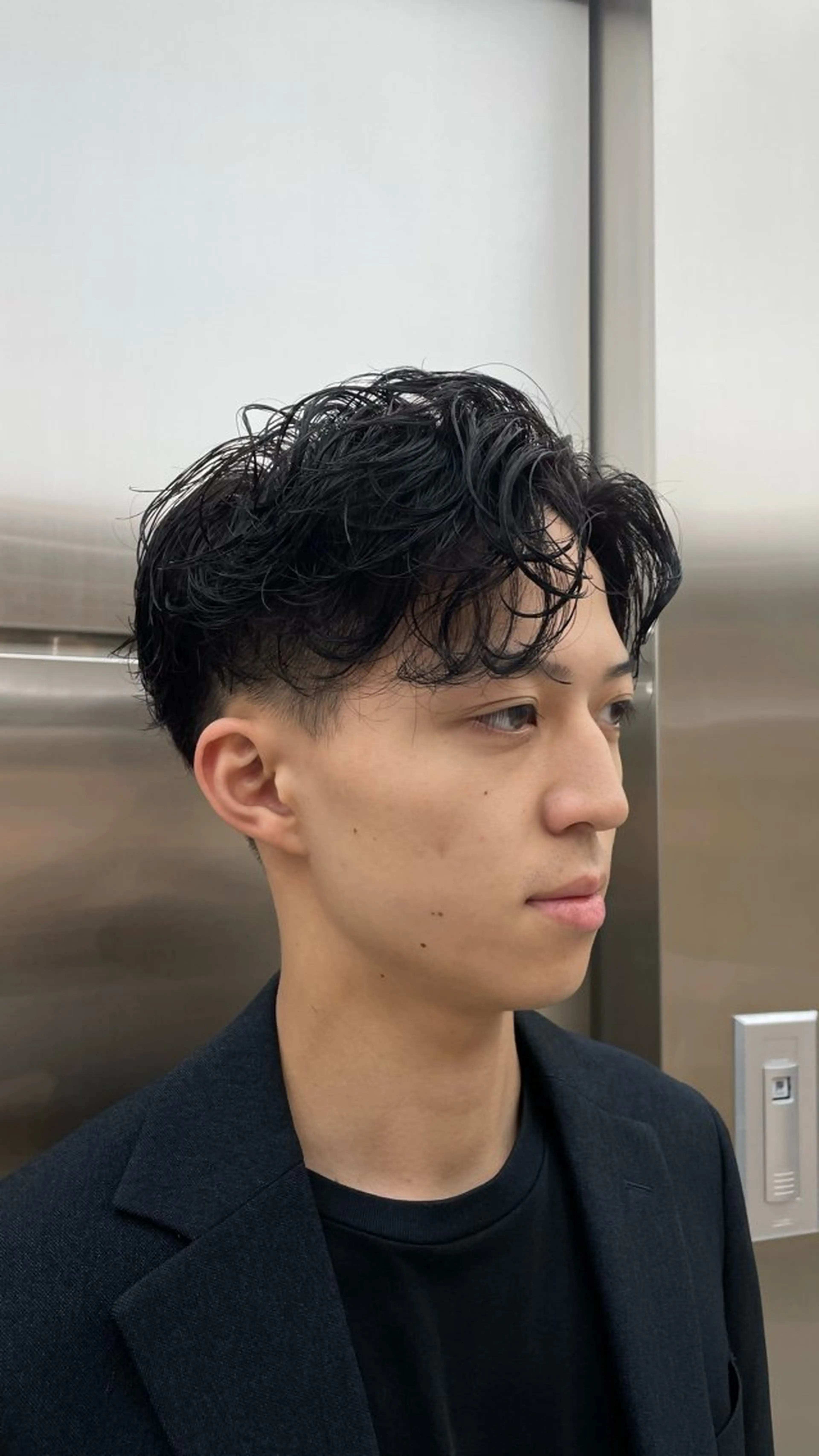 パーマ メンズ カット パーマ fifth 阿部楓のヘアスタイル