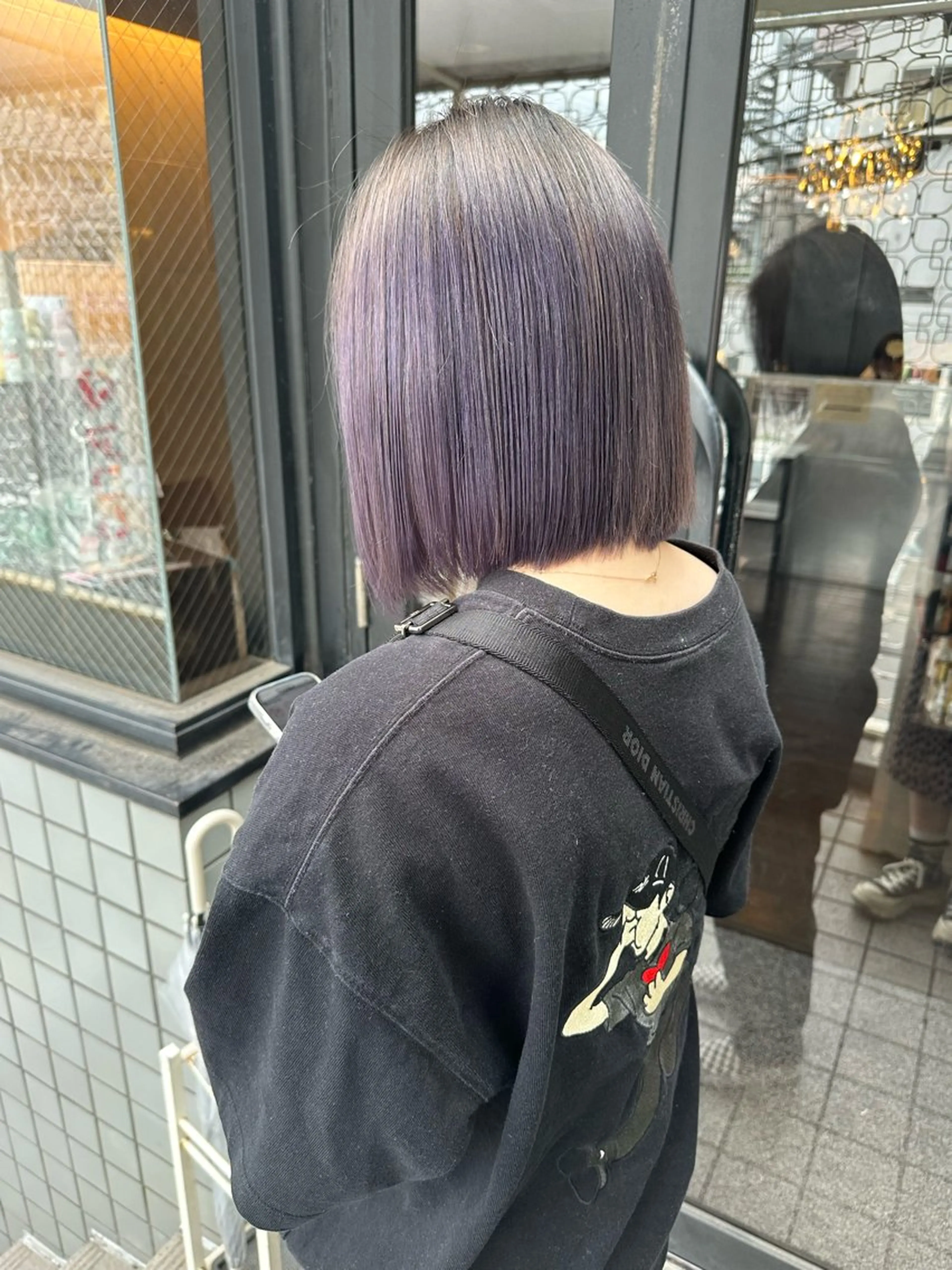 ミディアム カラー カット ヘアカラー トリートメント SAKURA✨ ショート/ボブのヘアスタイル