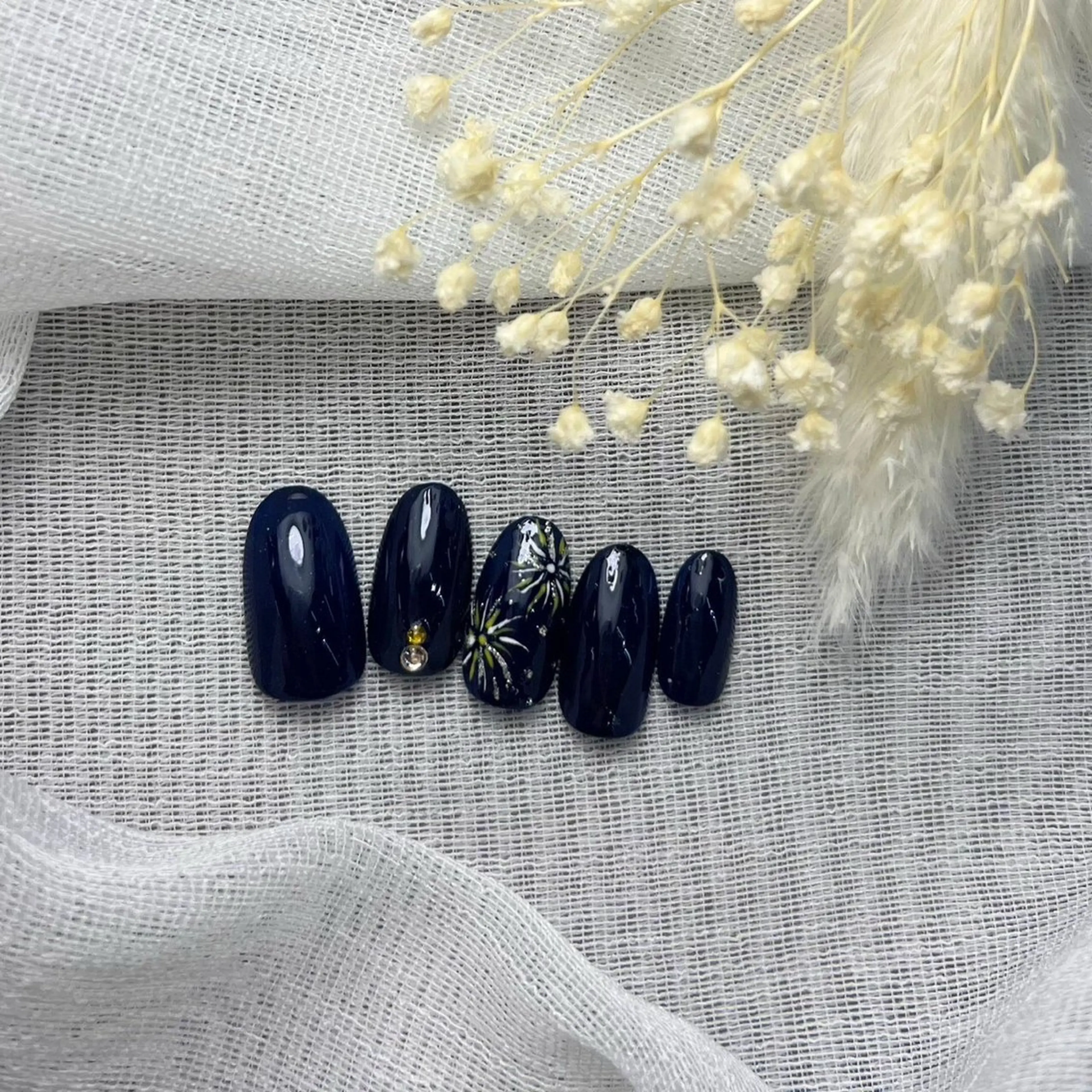 ネイル ⭐︎休業中の練習⭐︎ JNA認定講師髙橋のネイルデザイン