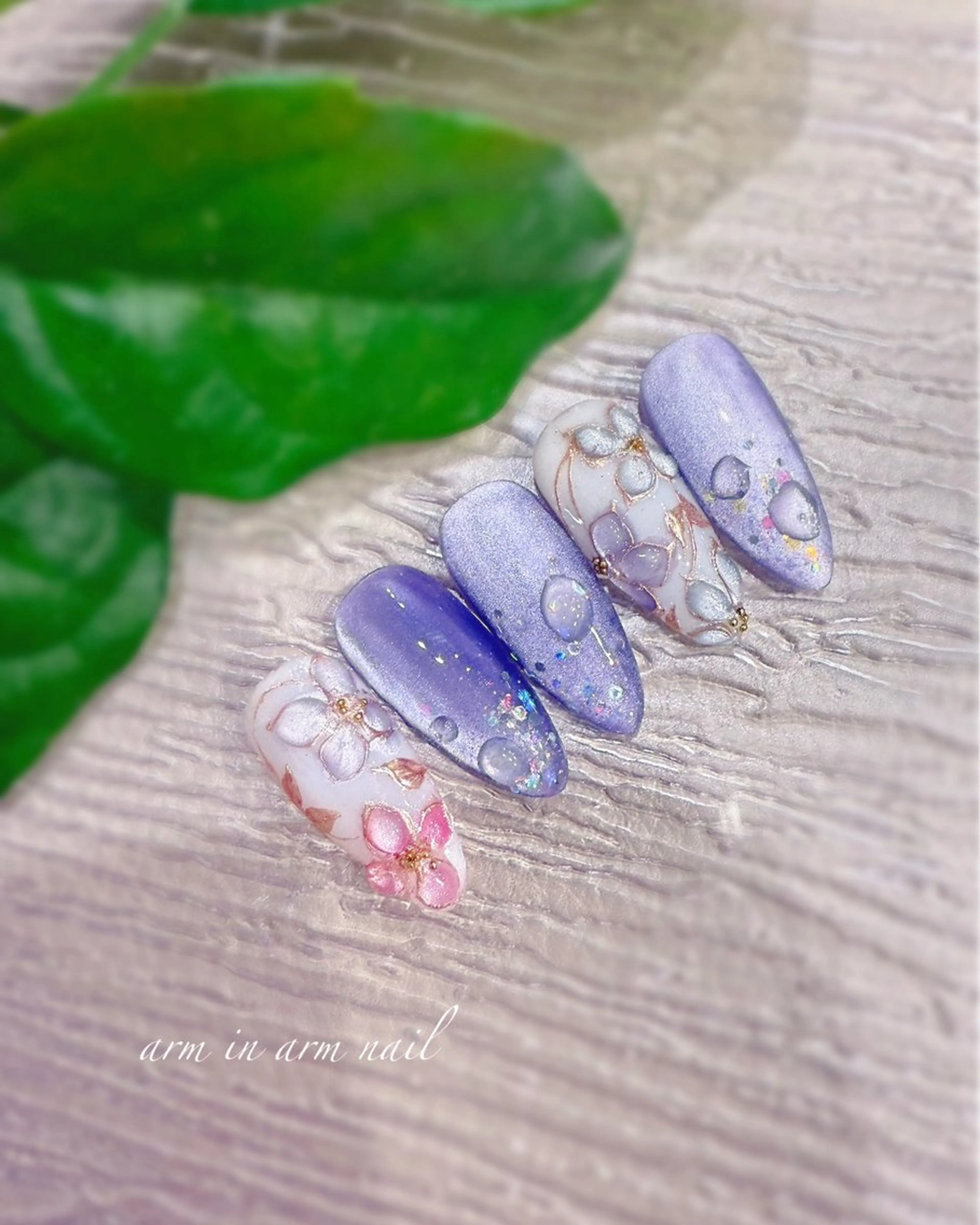 ネイル arm in arm ︎✿Yamamotoのマツエク・マツパデザイン