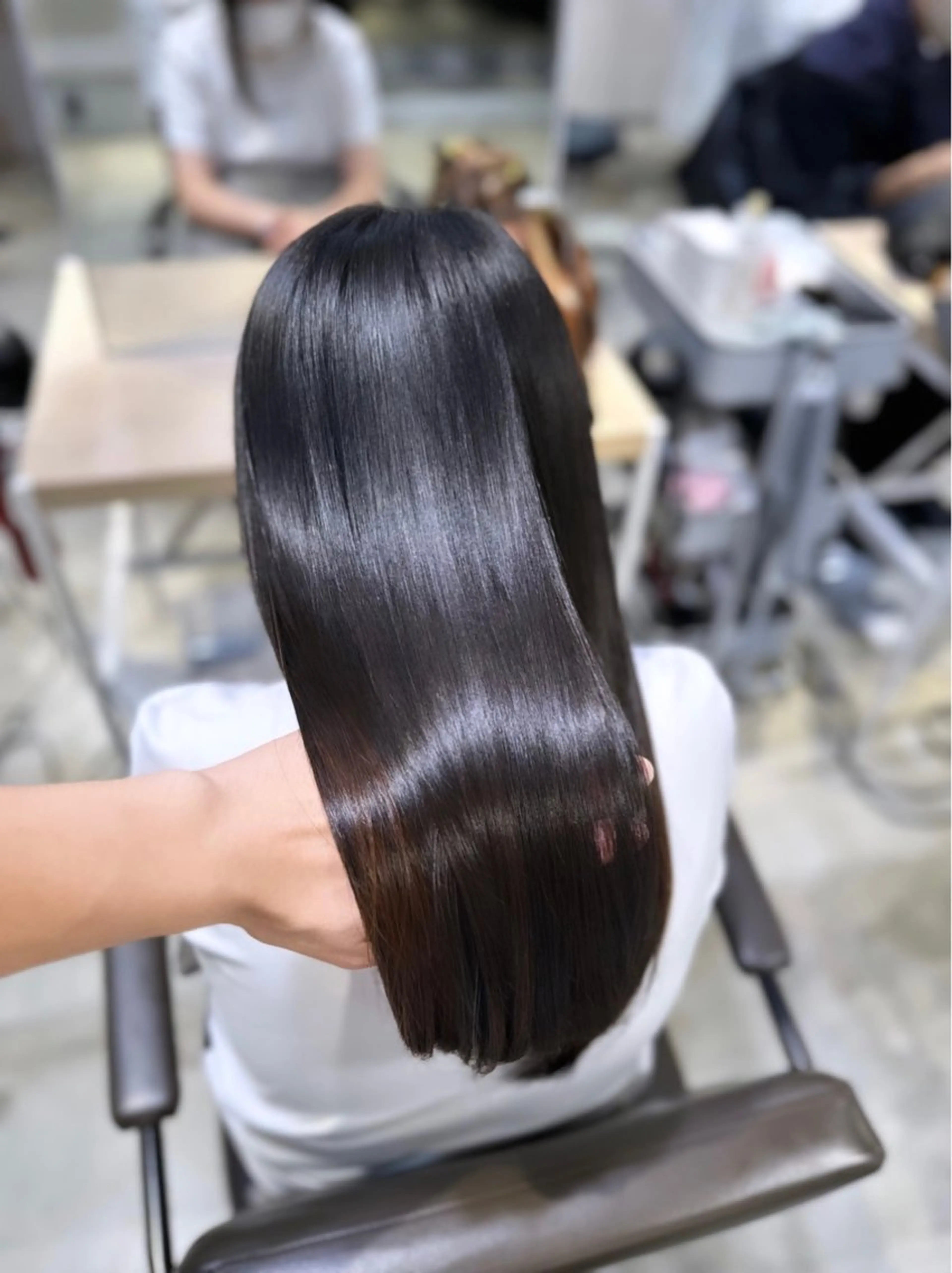 ロング 縮毛矯正 韓国ヘア/レイヤー Yan✂︎のヘアスタイル