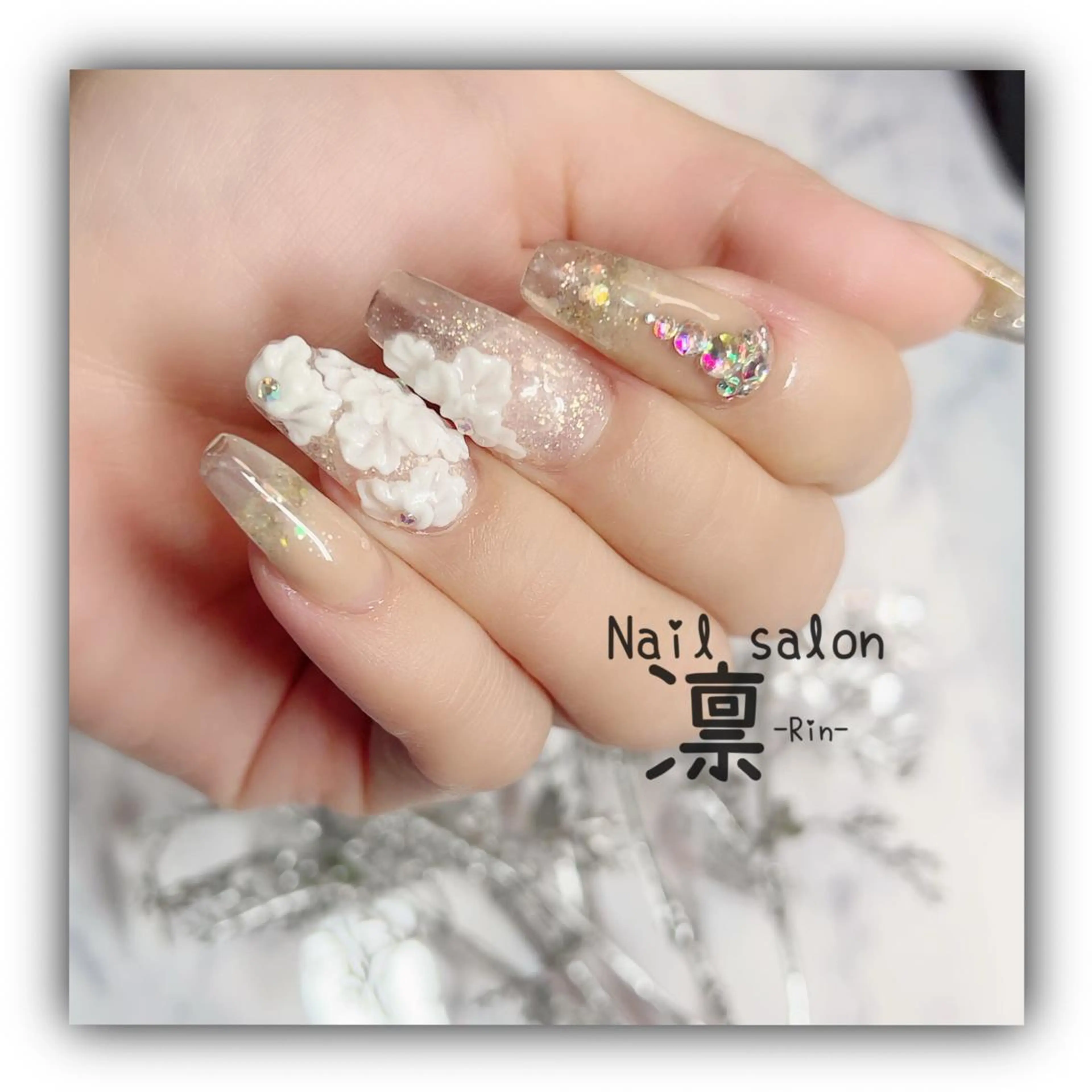 ネイル スカルプネイル private salon凛のネイルデザイン