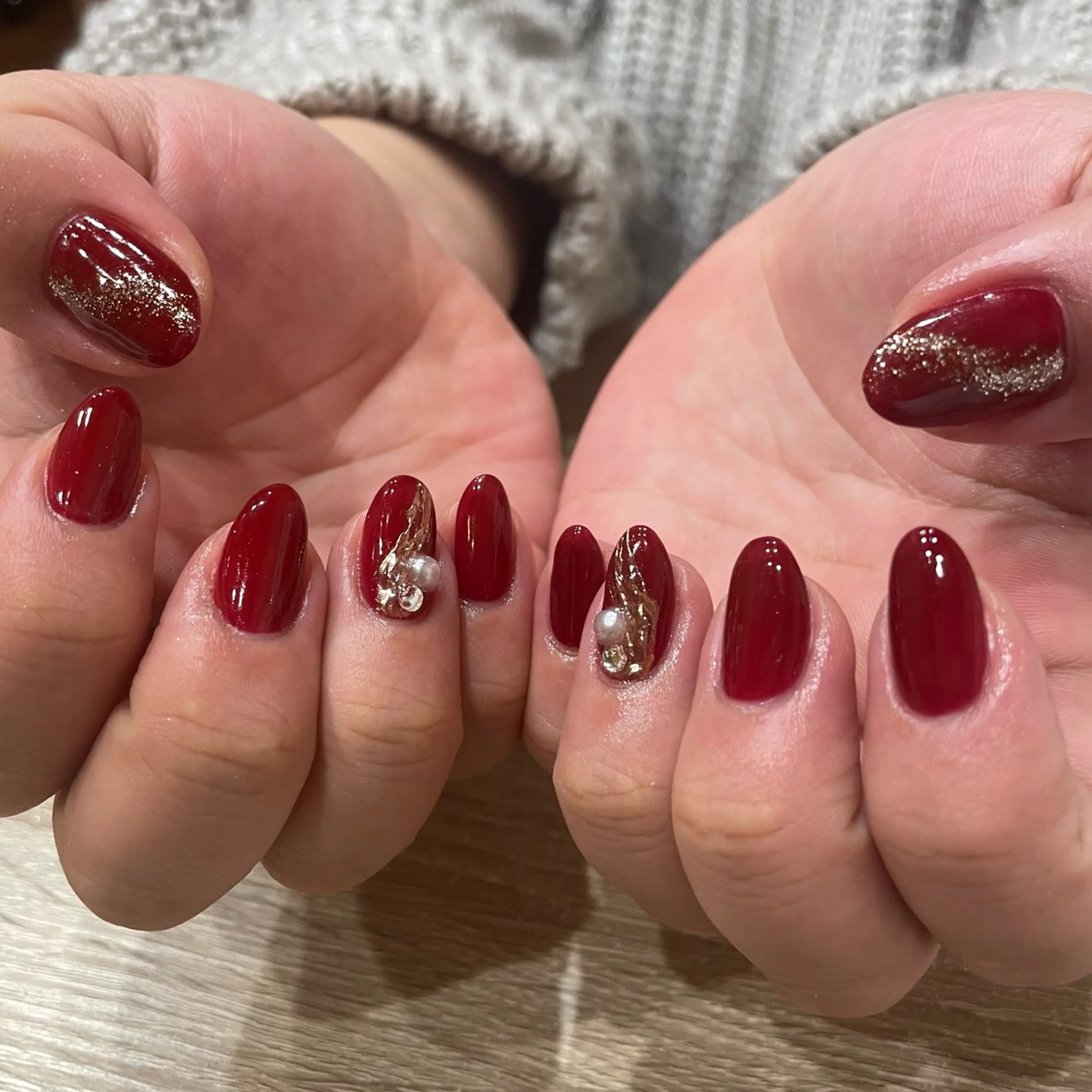 ネイル アートネイル ラメ(グリッター) ハンドネイル liberté所属・liberté🫧 新小岩のネイルデザイン