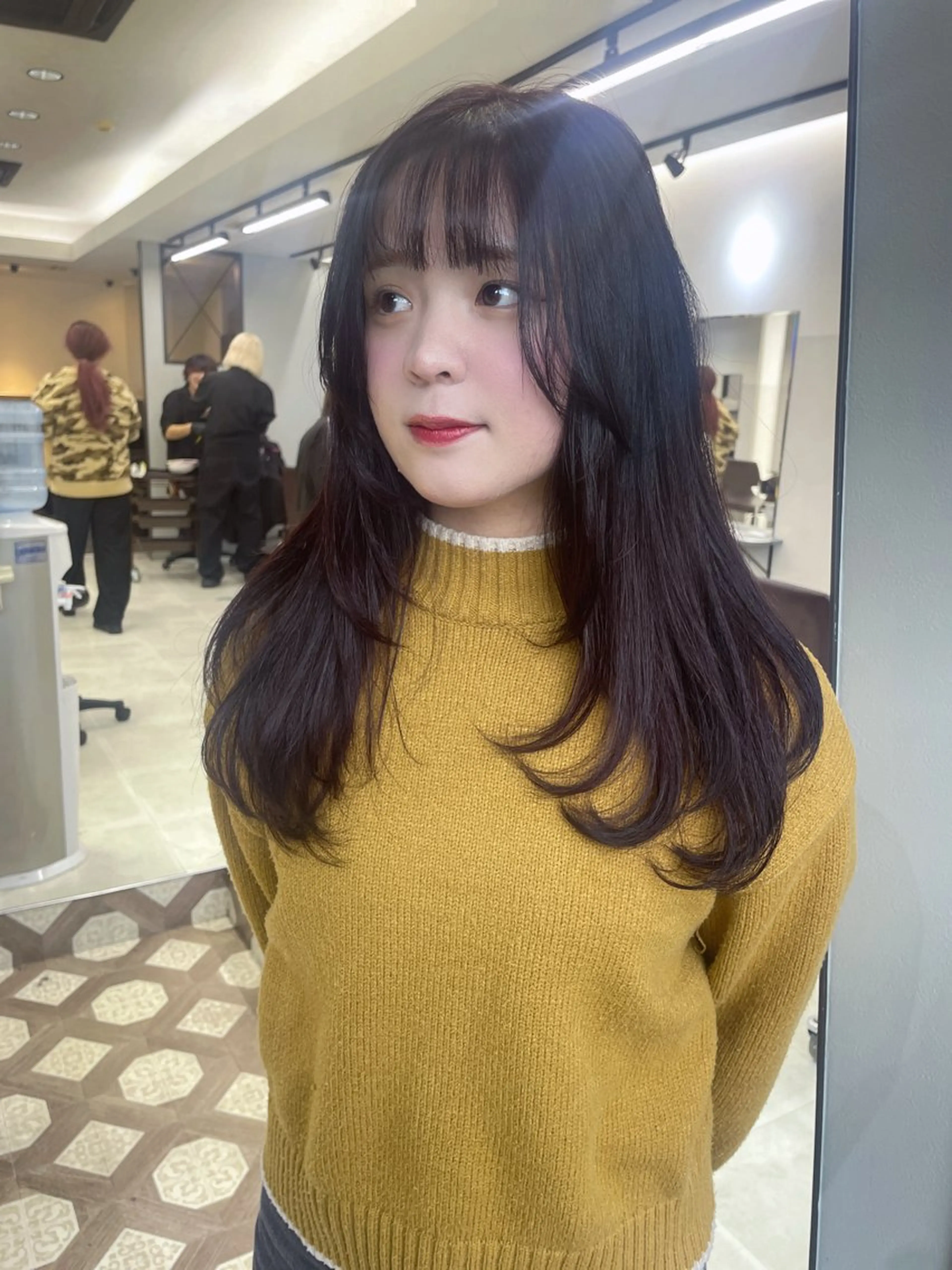 ロング カラー レイヤーカット AIRI layer cut hairのヘアスタイル