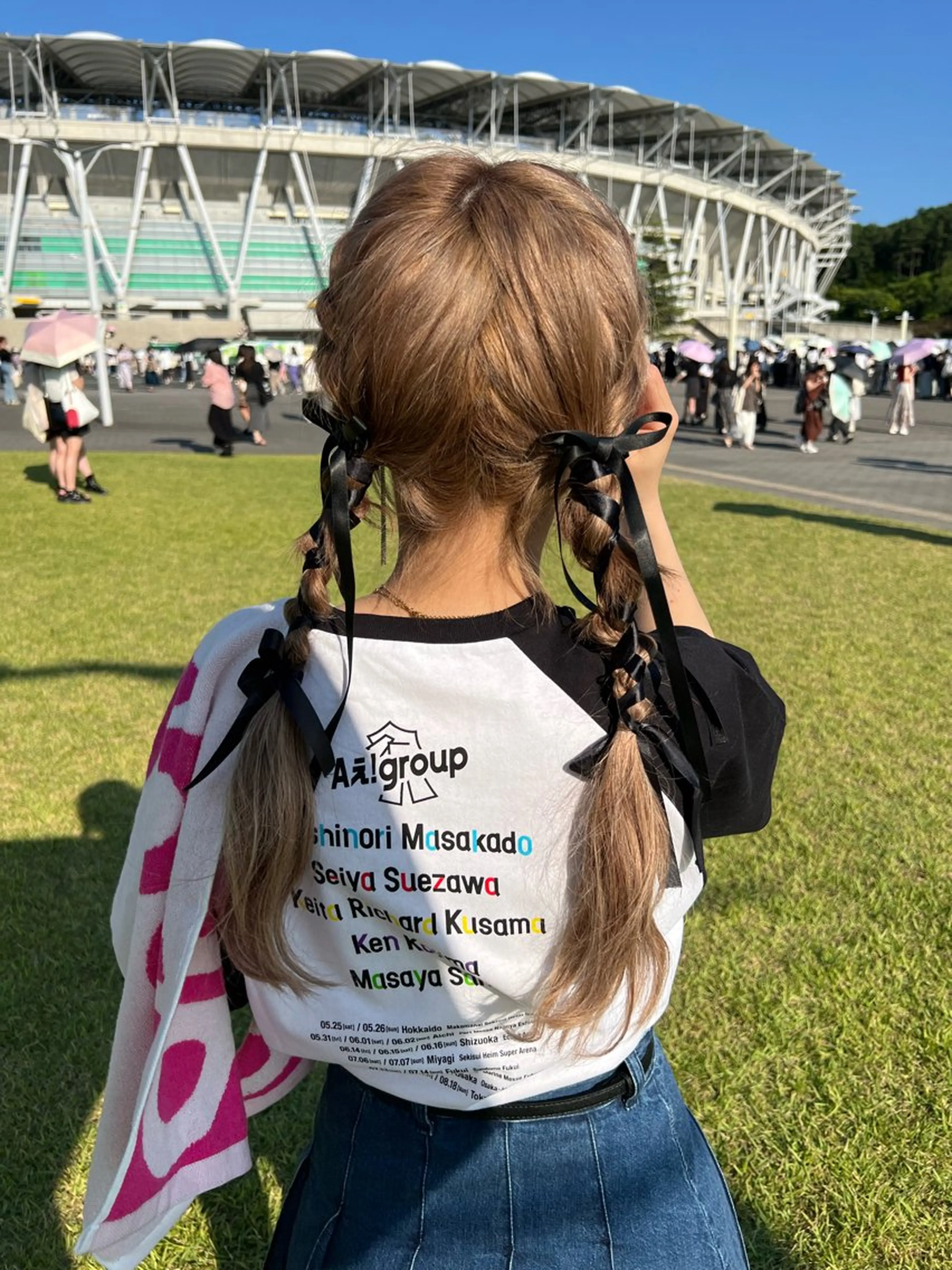 ロング ヘアアレンジ ヘアセット 新宿/韓国ヘア 中明度カラー/かやのヘアスタイル