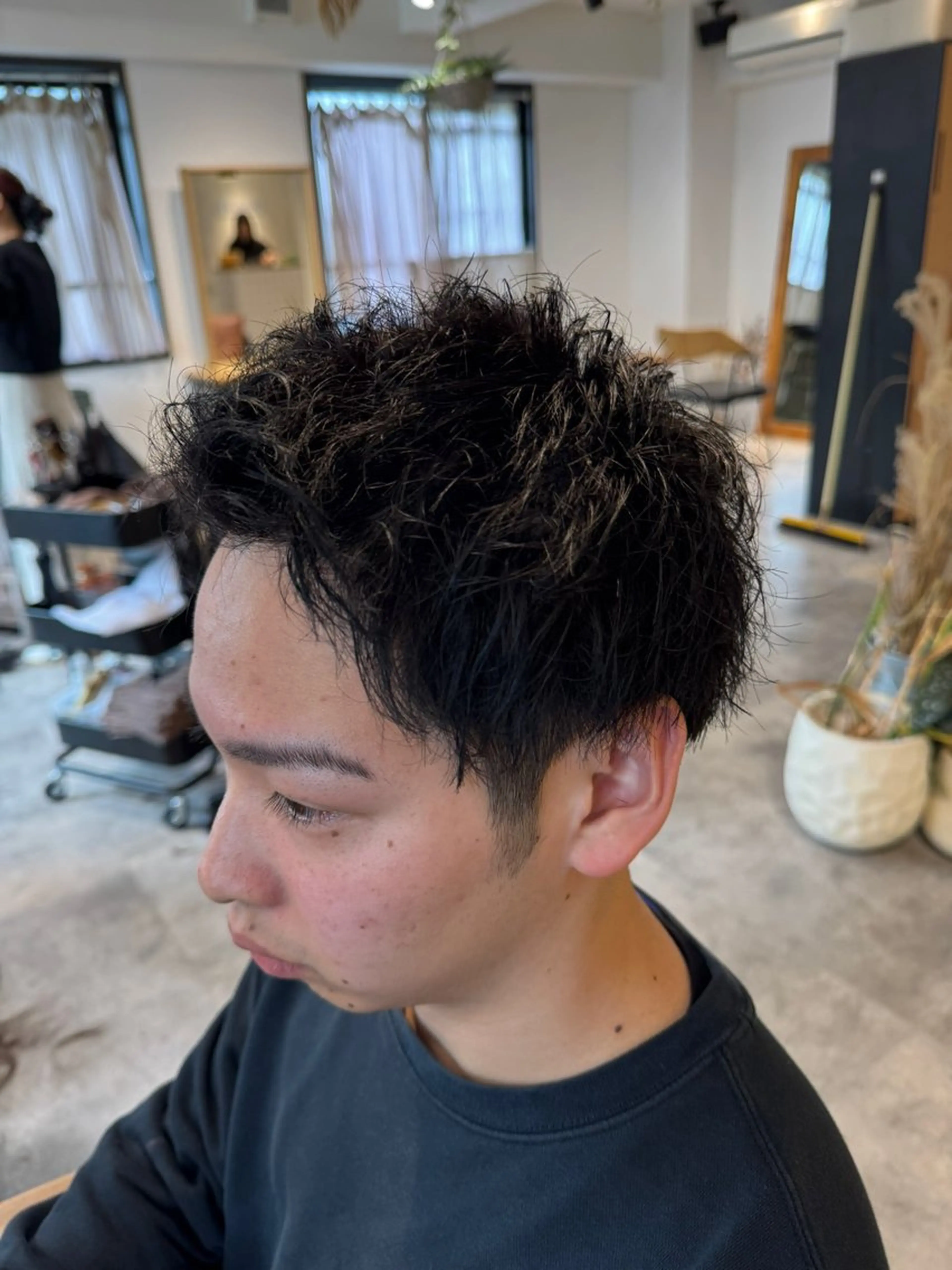 ショート パーマ カット パーマ FURUSHO所属・髪質改善/縮毛矯正 /メンズパーマ川田のヘアスタイル