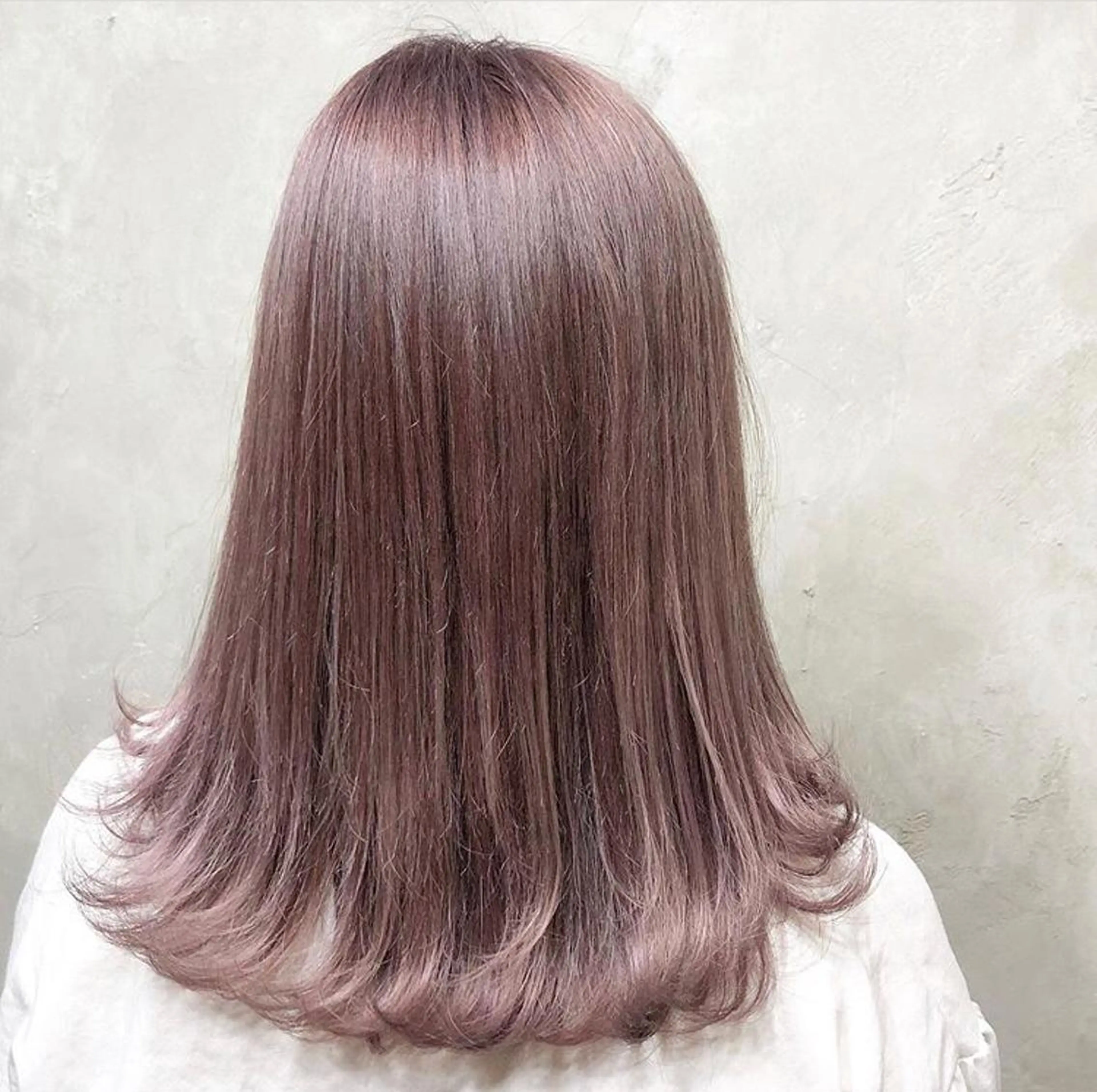 セミロング カラー パーマ ヘアアレンジ メンズ 艶ピンク*ヘアセット 🌙shioriのヘアスタイル