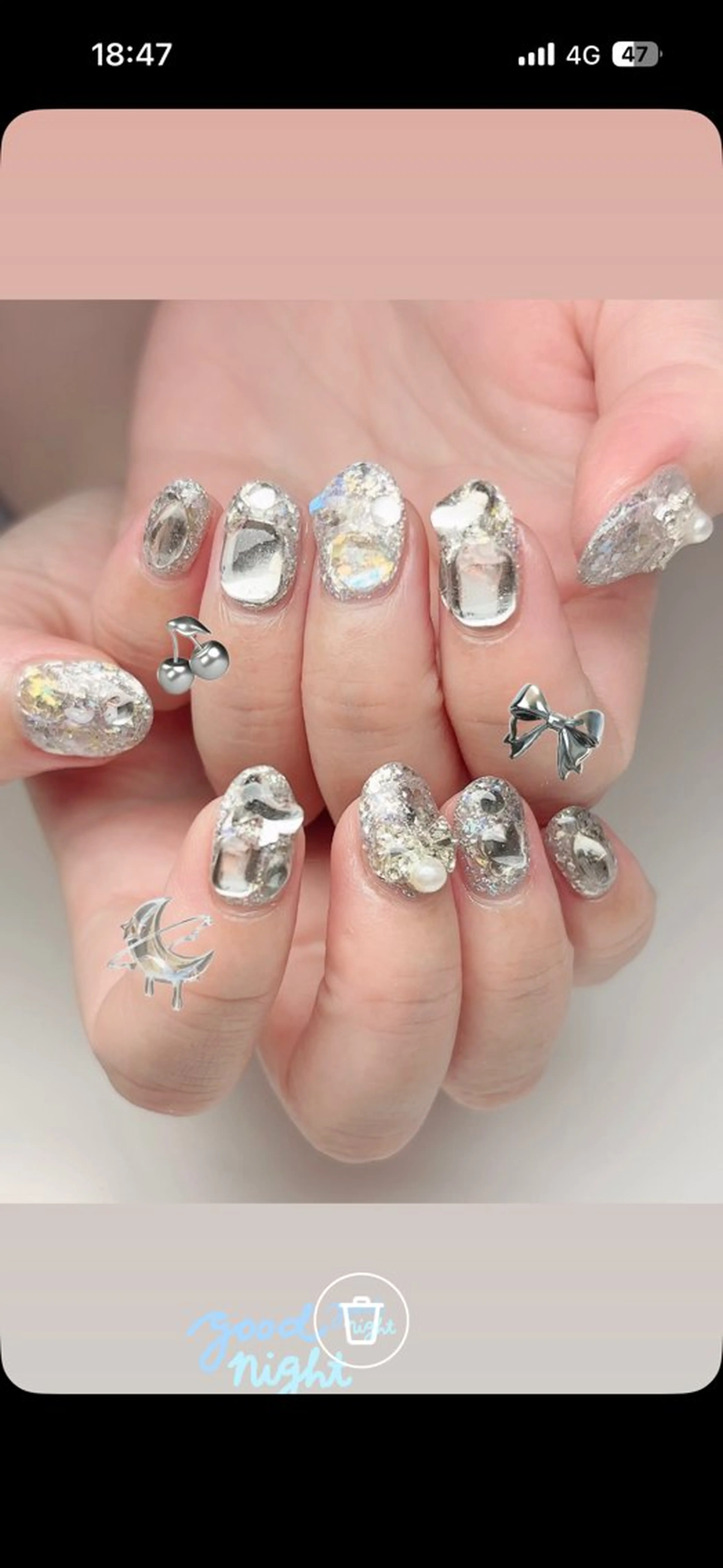 ネイル キラキラネイル ハンドネイル JILL Honokaのネイルデザイン