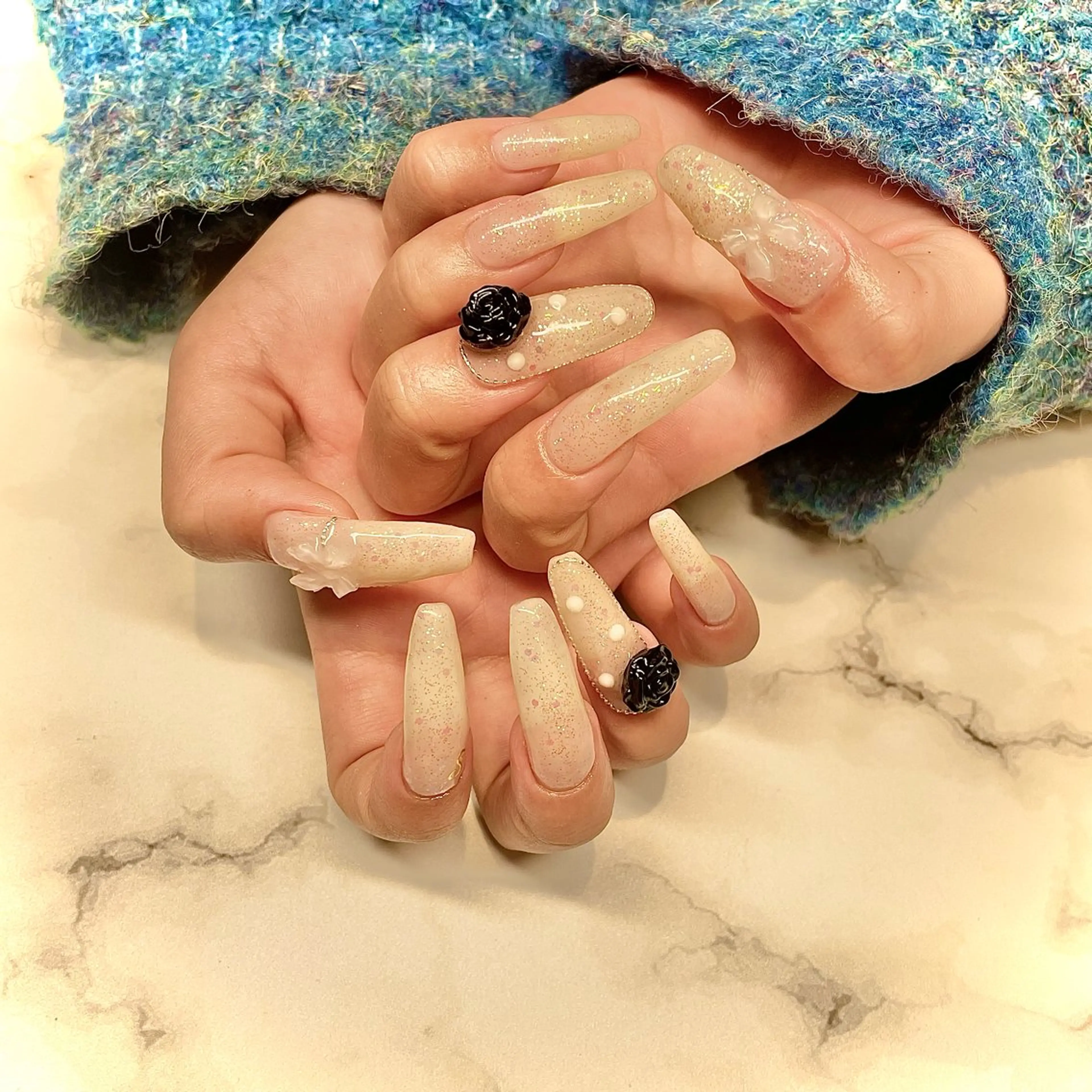 ネイル bea  merci所属・beamerci🌼 SHIORIのネイルデザイン