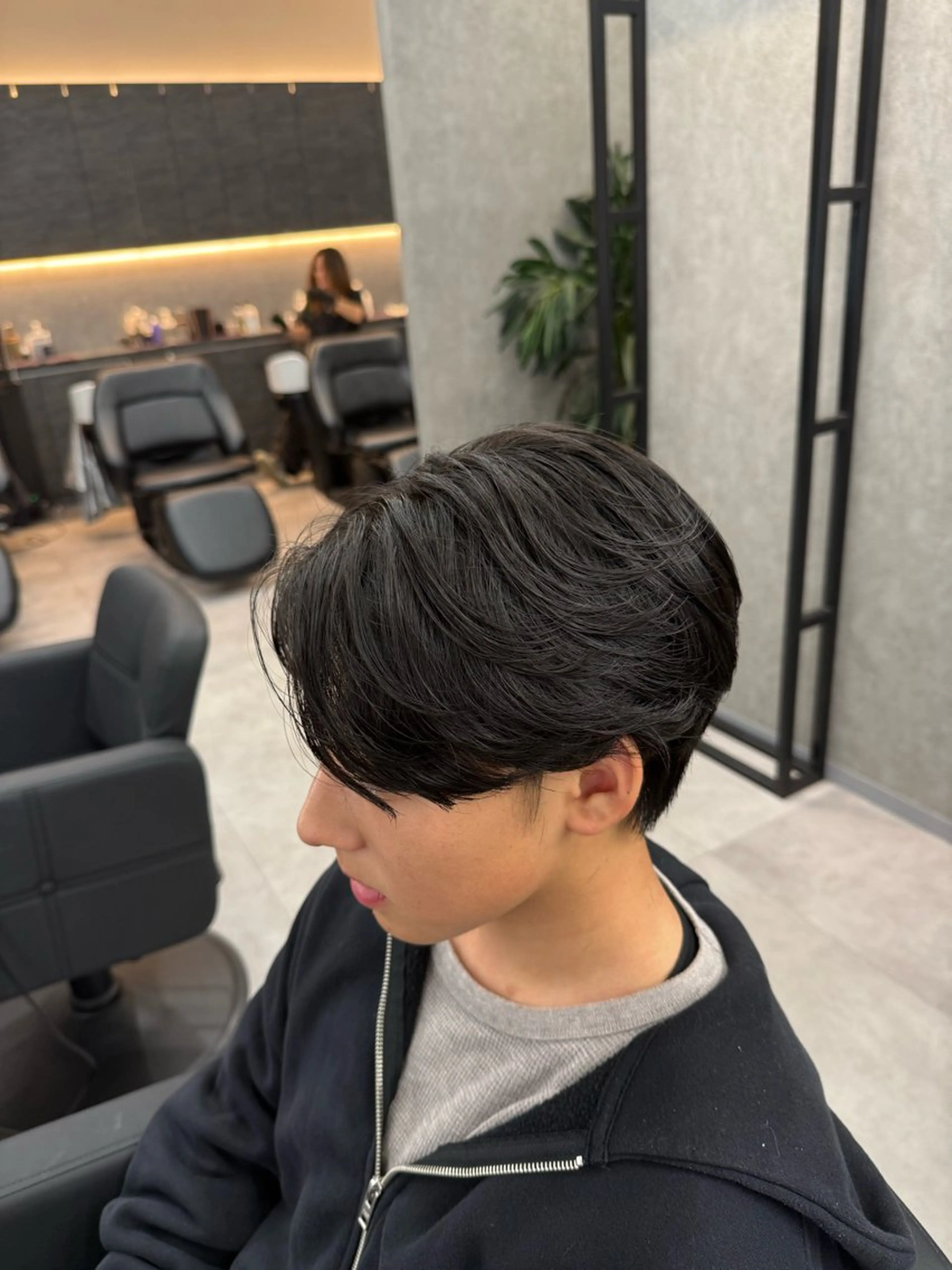 ショート カラー パーマ メンズ フェザーパーマ メンズパーマ カット パーマ メンズスペシャリスト 👑/YUTAのヘアスタイル