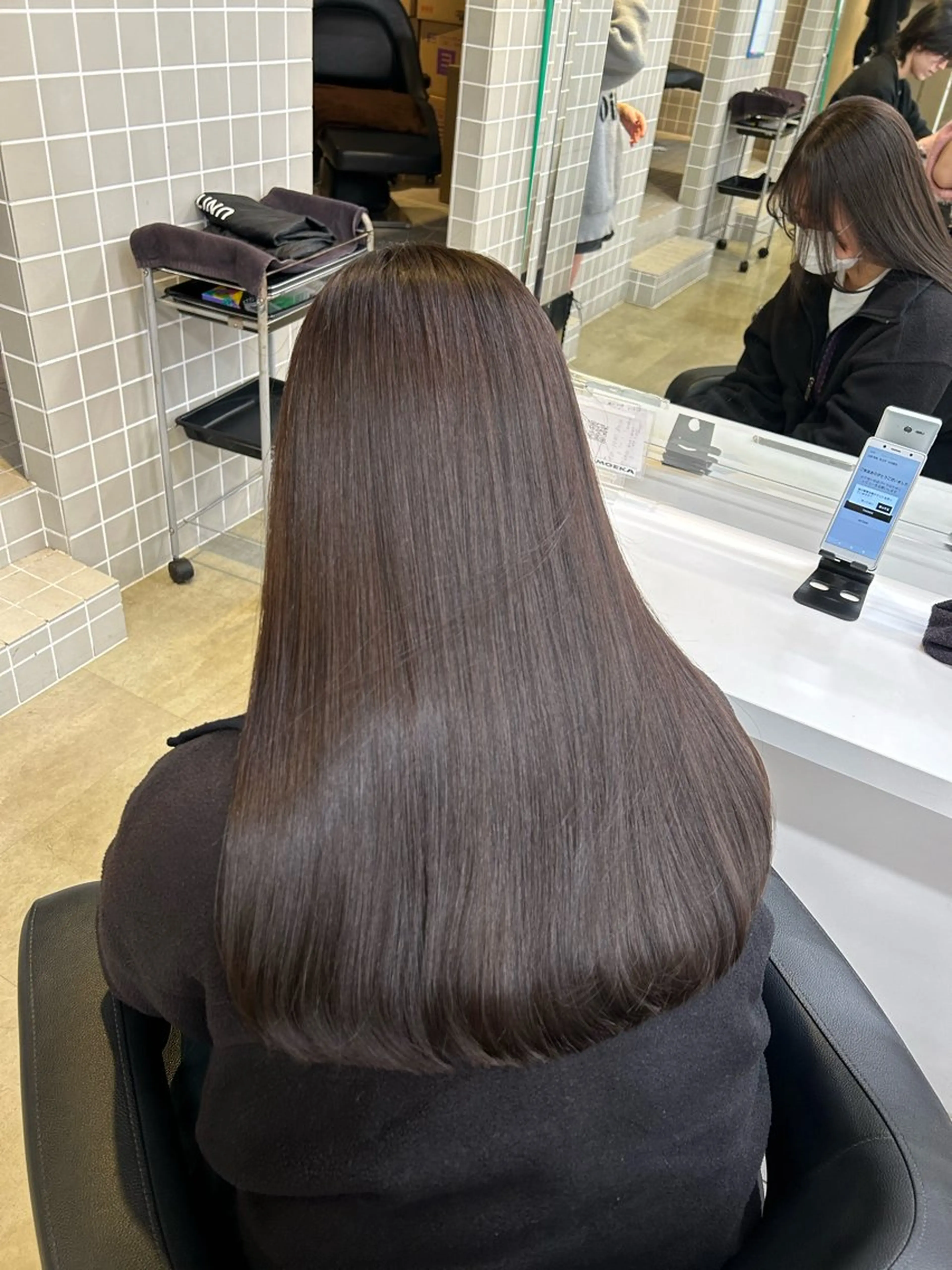 カラー カット ヘアカラー トリートメント 透明感ベージュ🤎 ナチュラルレイヤーのヘアスタイル