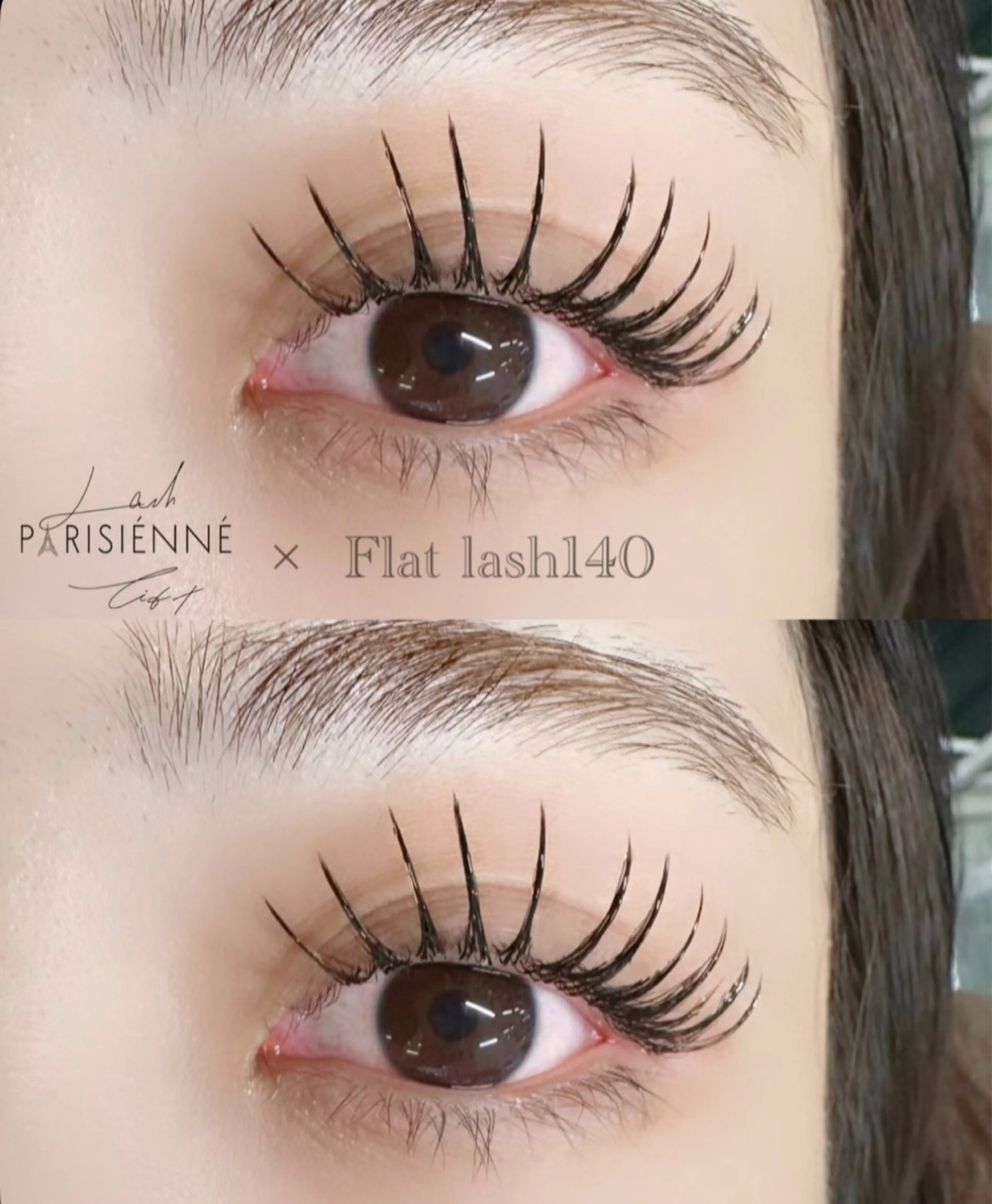 🥀パリエク(パリジェンヌ×エクステ)100本まで🥀3step Tr付き¦フラットより軽いグードラッシュでご案内♡の写真