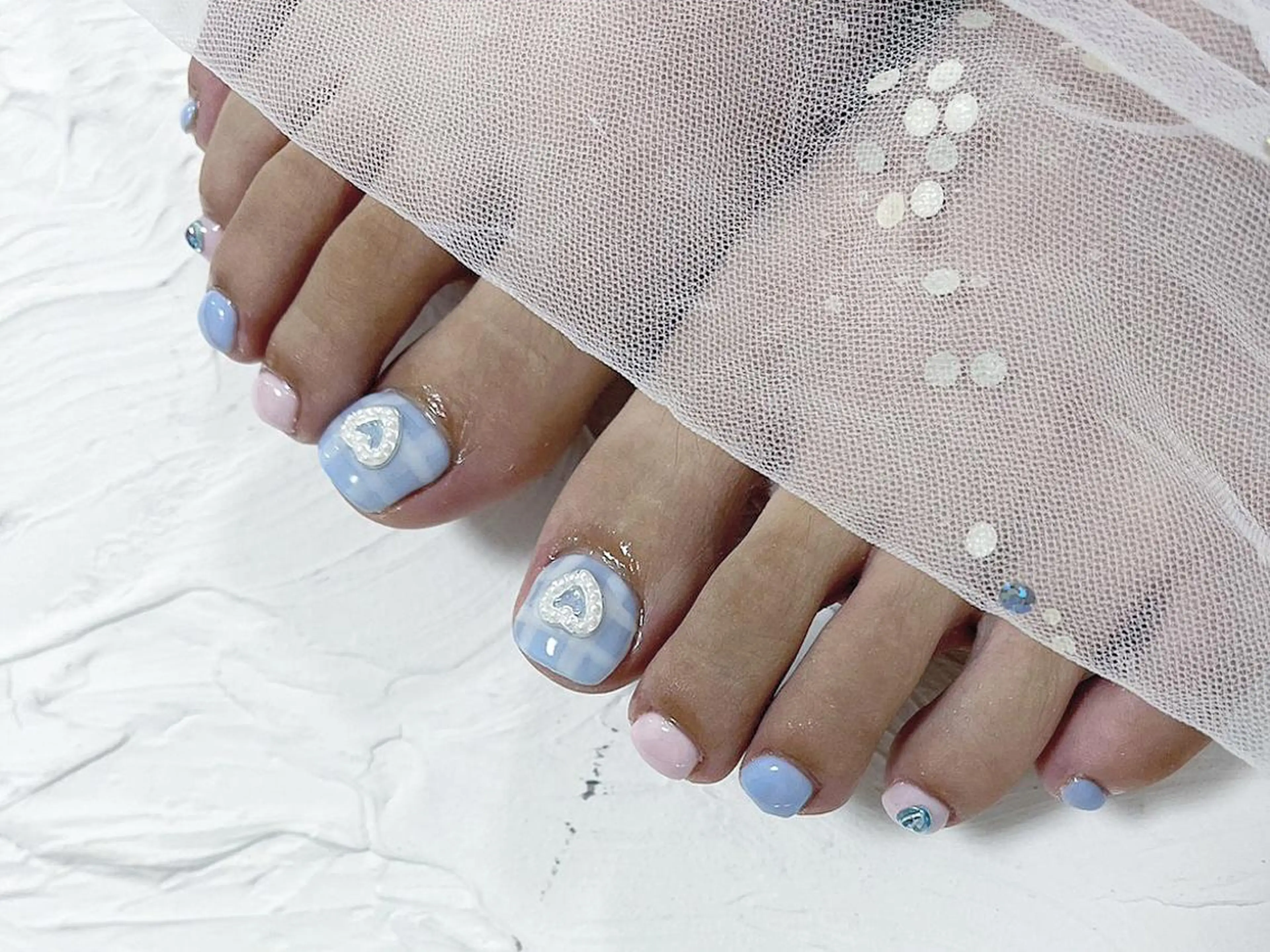 ネイル フットネイル 🔷ﾐﾅﾐﾈｲﾙ🔷 やり放題ネイル渋谷2のネイルデザイン