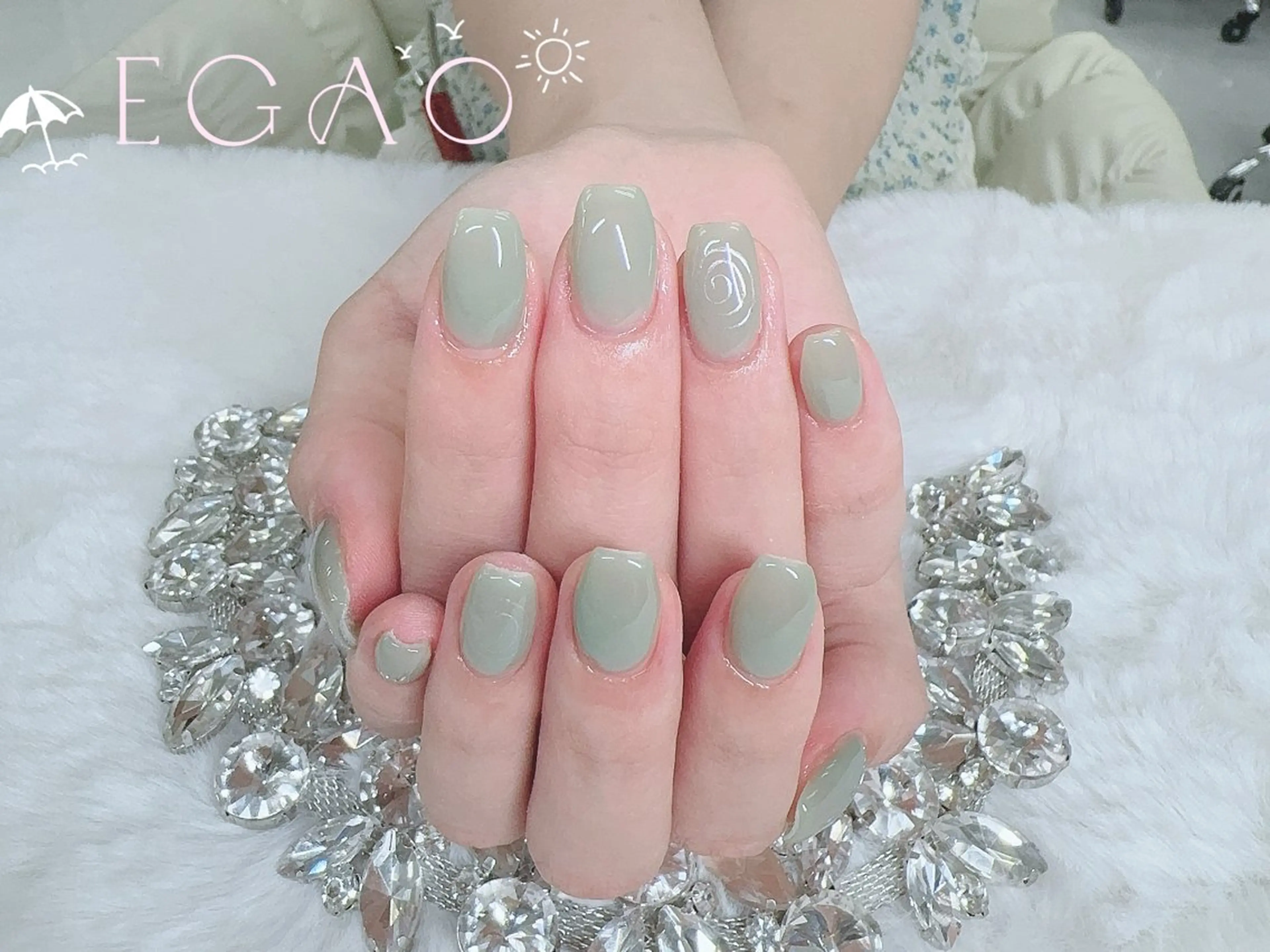 ネイル アートネイル フットネイル フレンチネイル ジェルネイル グラデーション ハンドネイル Egao Nail Salonのネイルデザイン