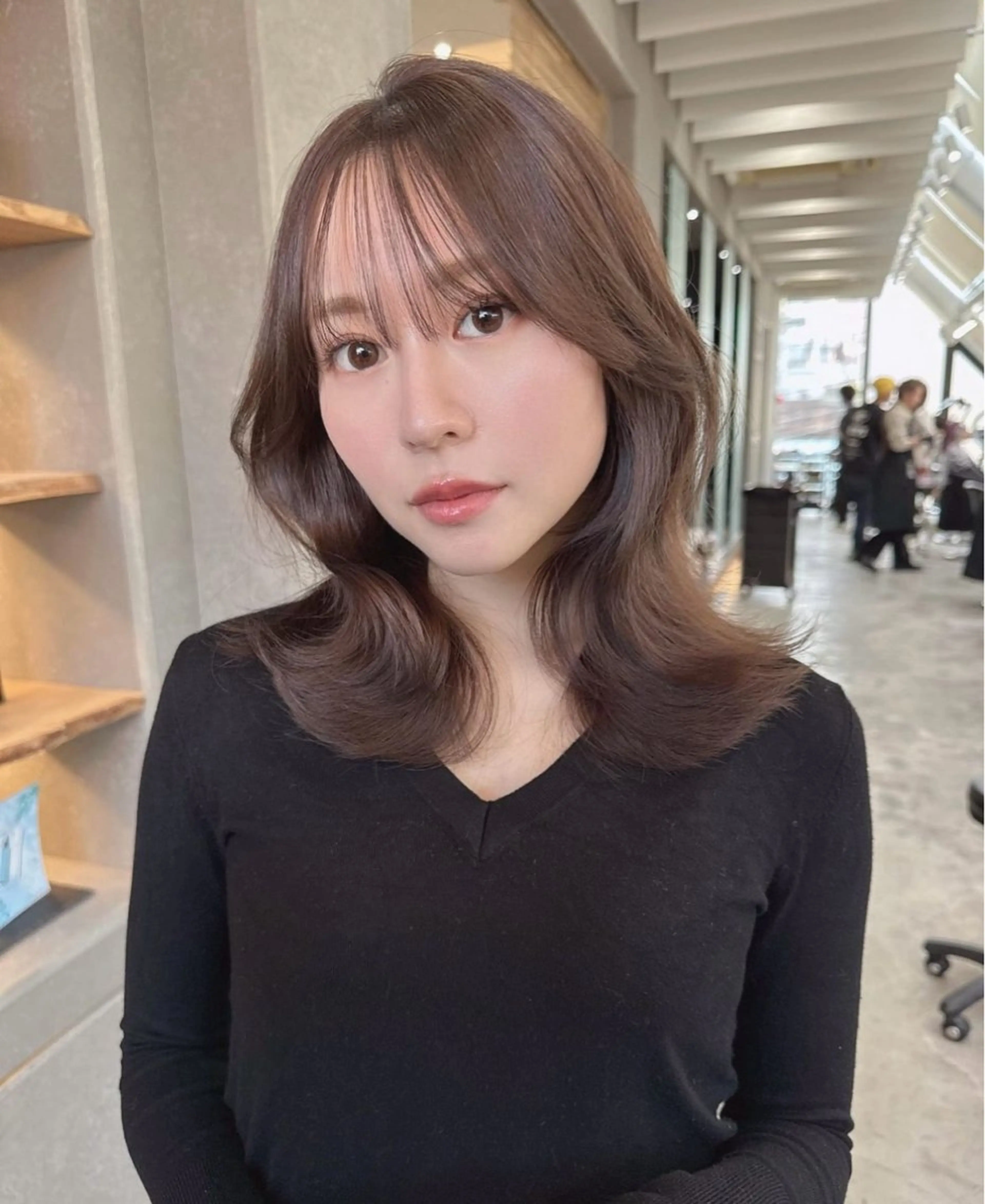 カラー ❤️ブリーチなし💚 ダブルカラー平野実花のヘアスタイル