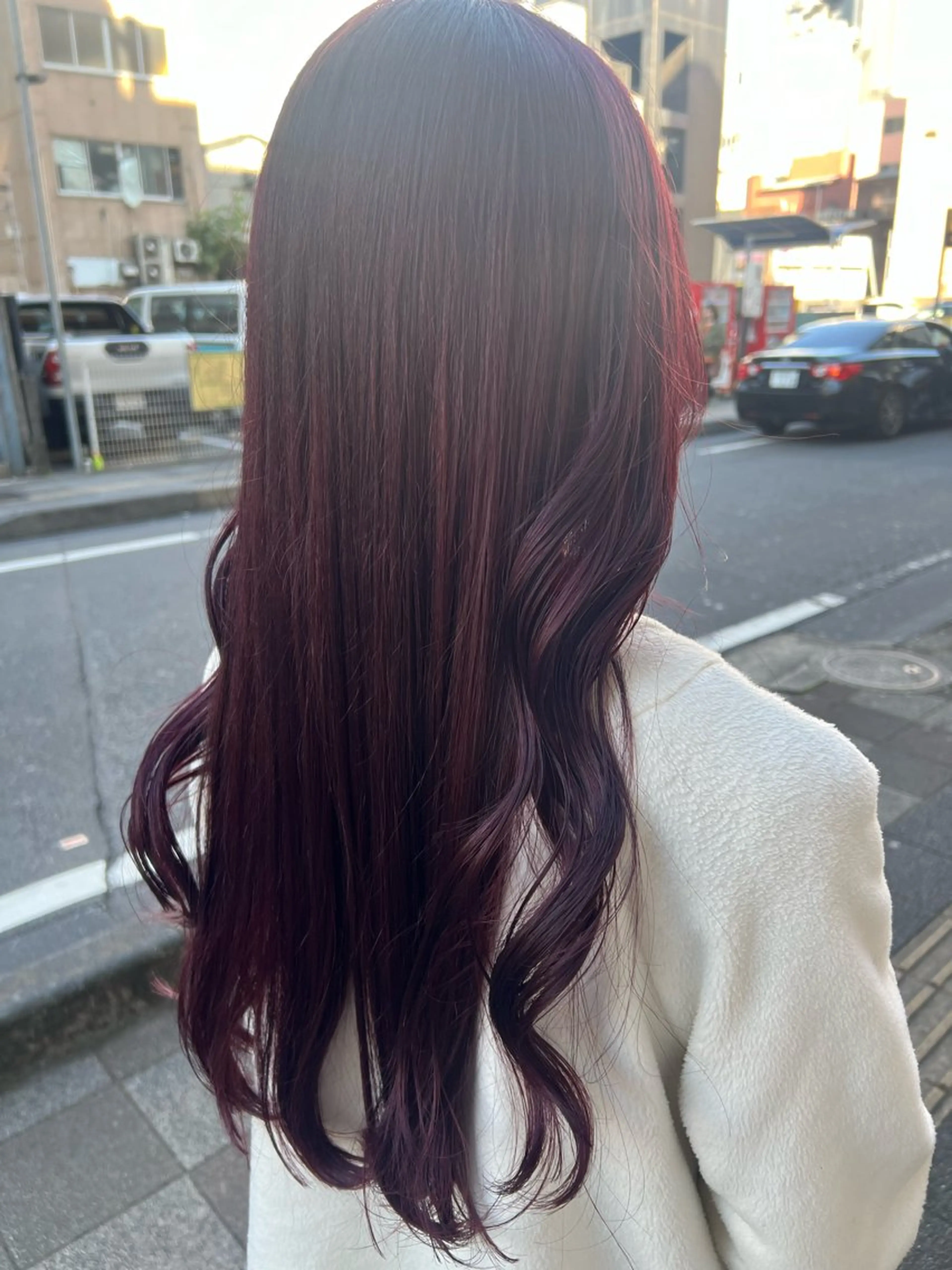 ロング カット ヘアカラー トリートメント yuuna. 🪽のヘアスタイル